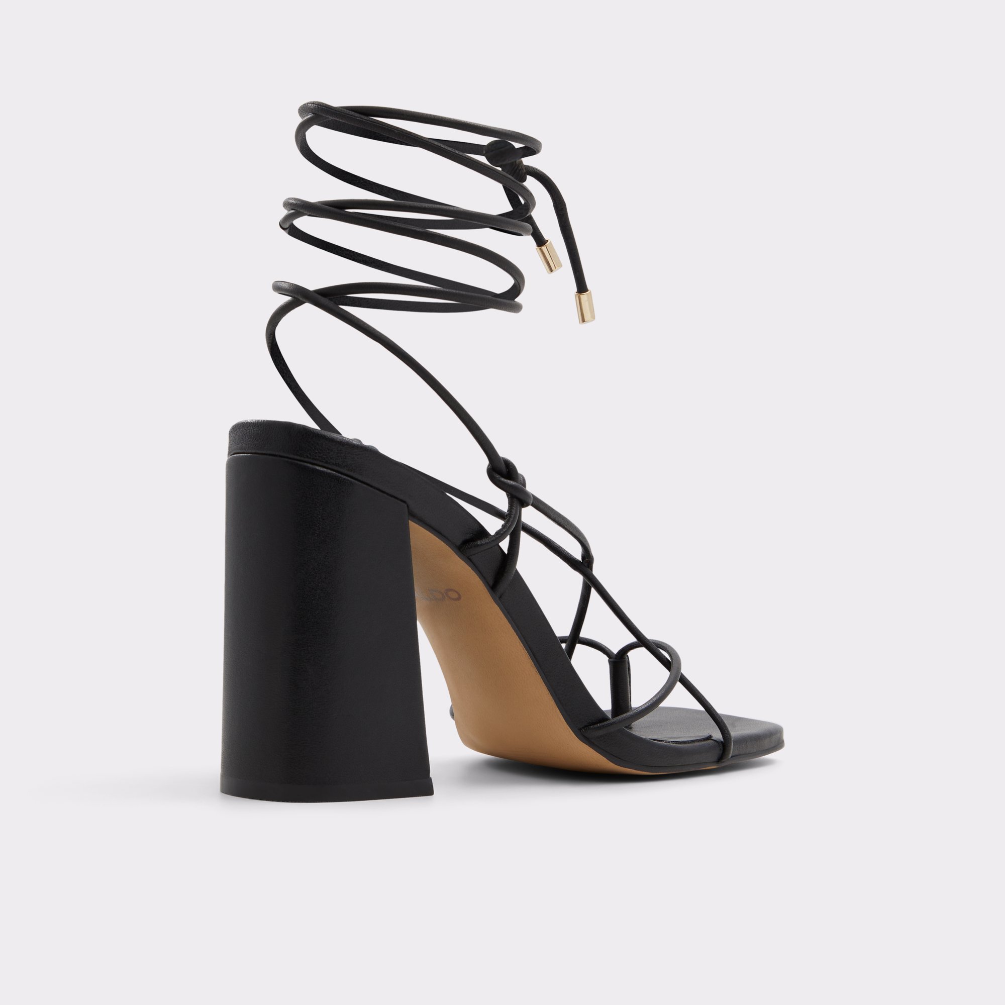 Athalia Black Women's Strappy sandals | ALDO Canada