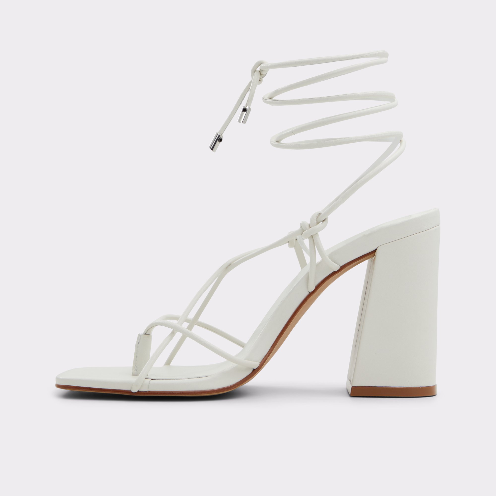 Athalia White/Bone Women's Strappy sandals | ALDO Canada