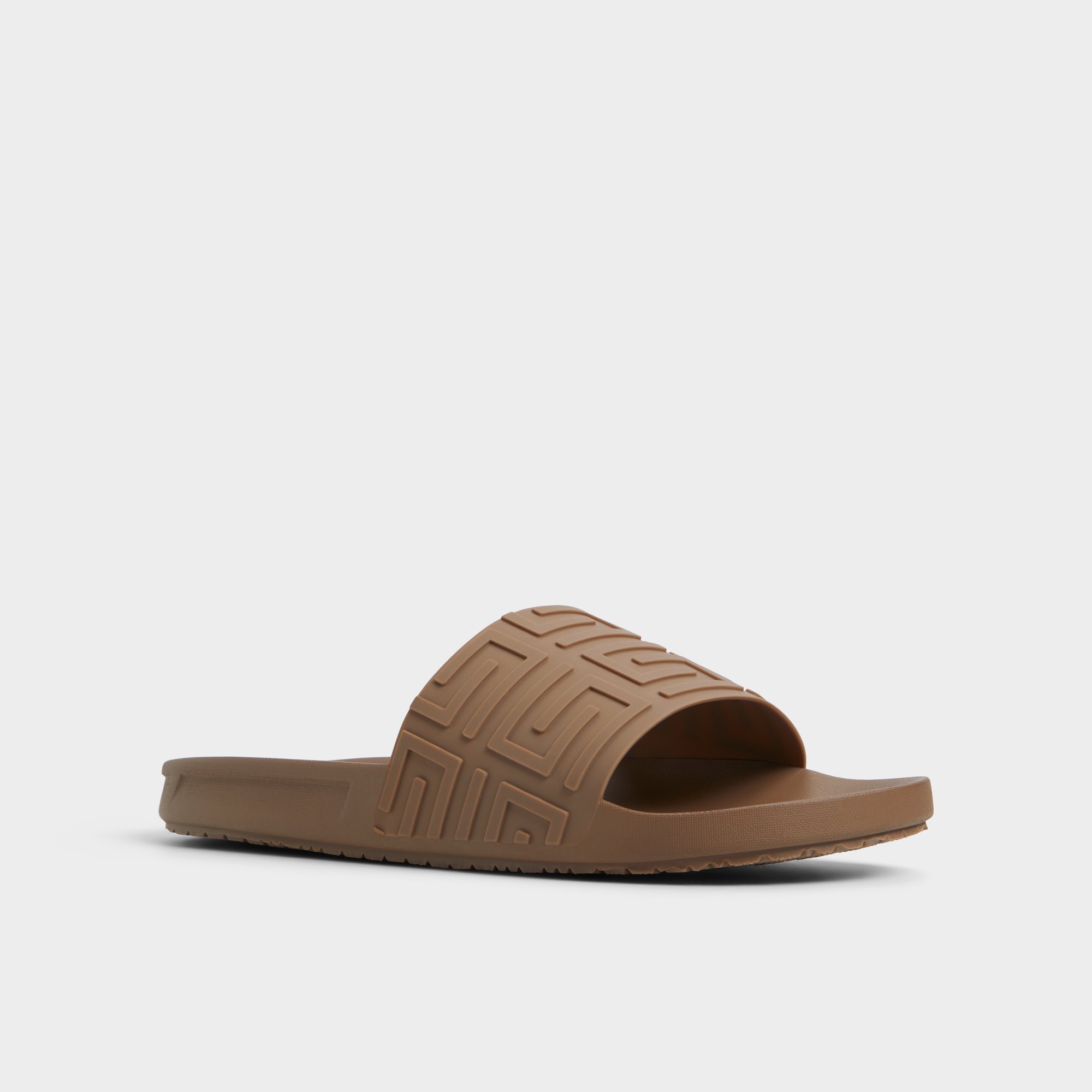 【ALDO】モノグラム☆Atrani☆ラバー・スライドサンダル atrani_brown_240-002-