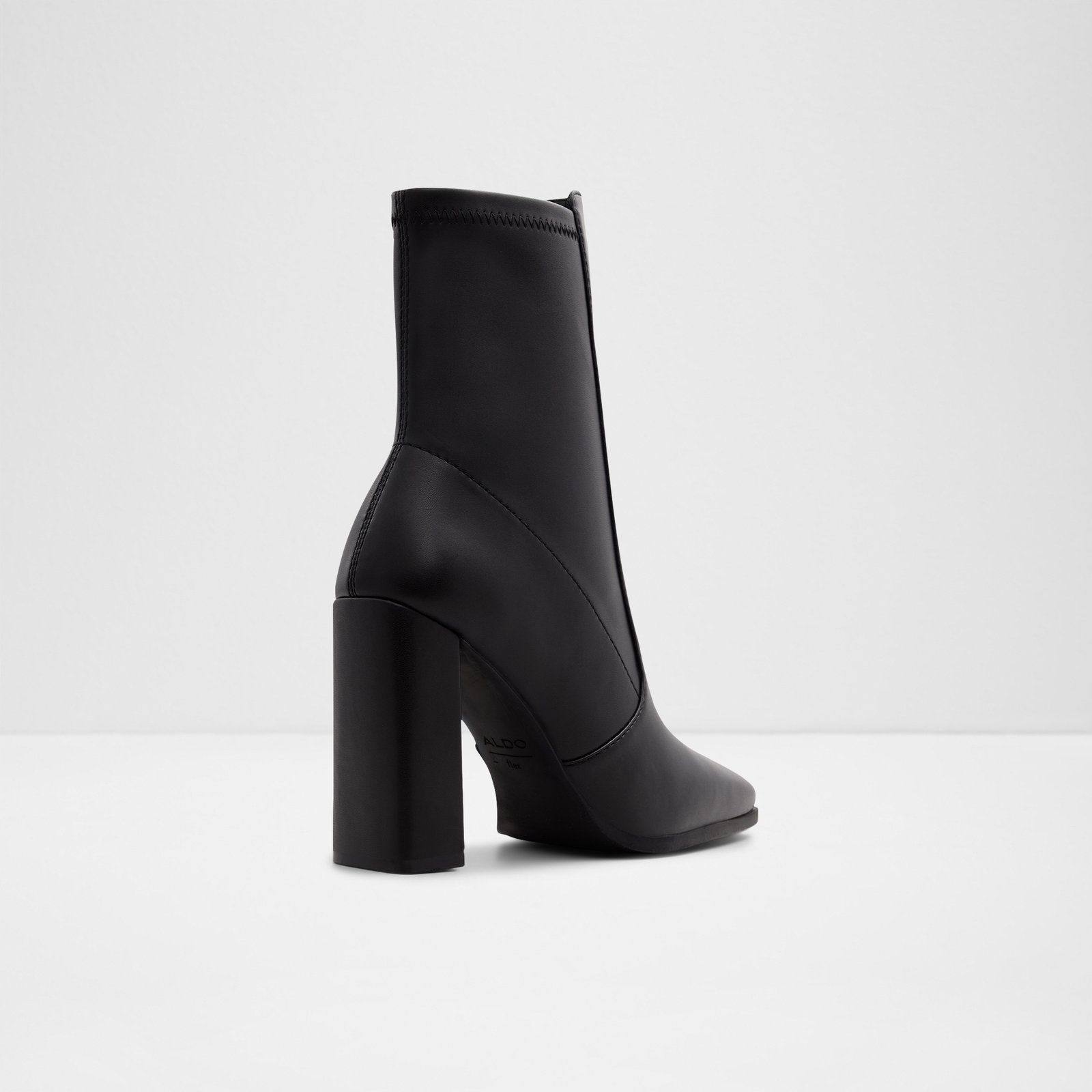Audrella Black Synthetic Smooth Women's Dress & Heeled Boots | ALDO US