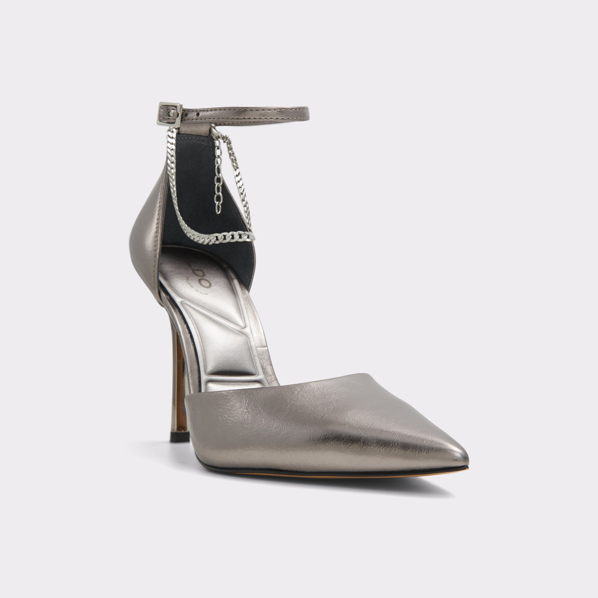 Aurelina Grey Women's Strappy Heels | ALDO Canada