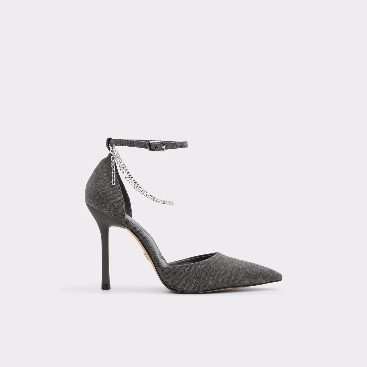 Aurelina Dark Grey Women s Strappy Heels ALDO US