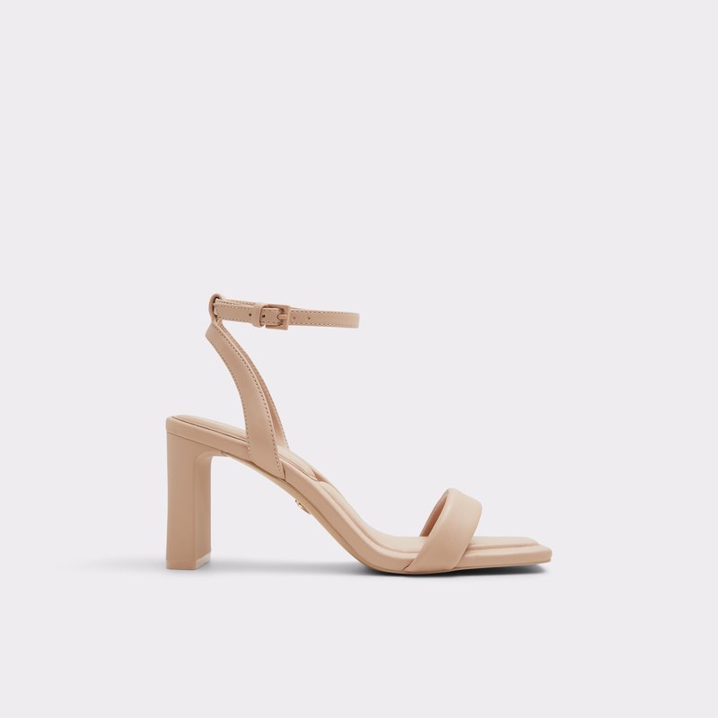 Beige heels open toe best sale