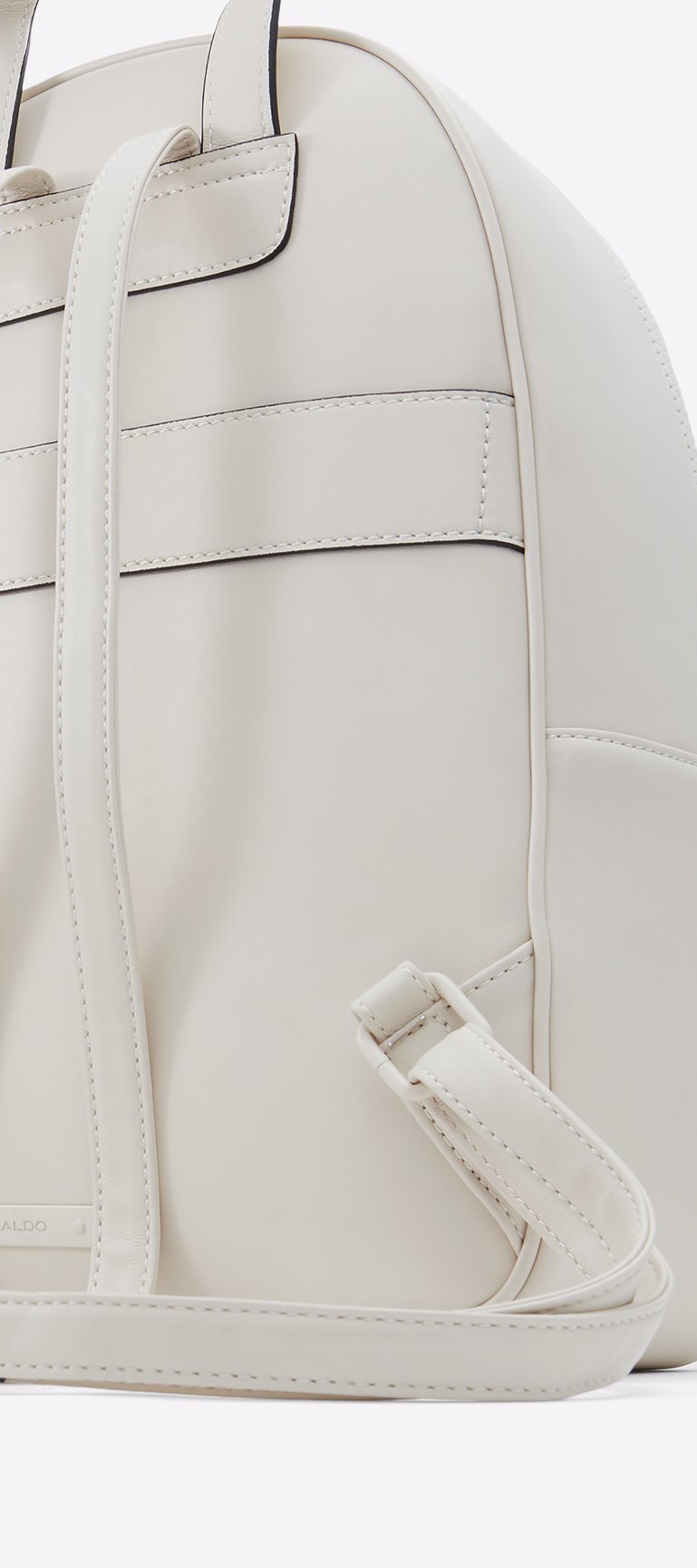 ALDO Convertible Quilted White Backpack store