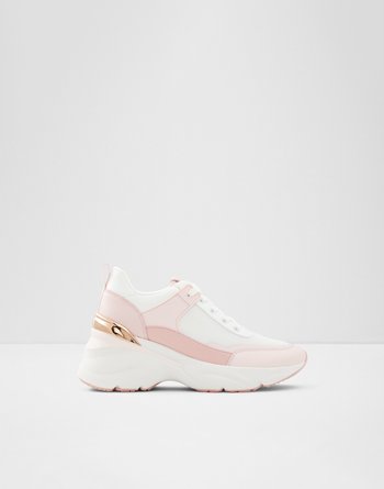 알도 스니커즈 ALDO Azuria Light Pink Womens Platform and wedge sneakers