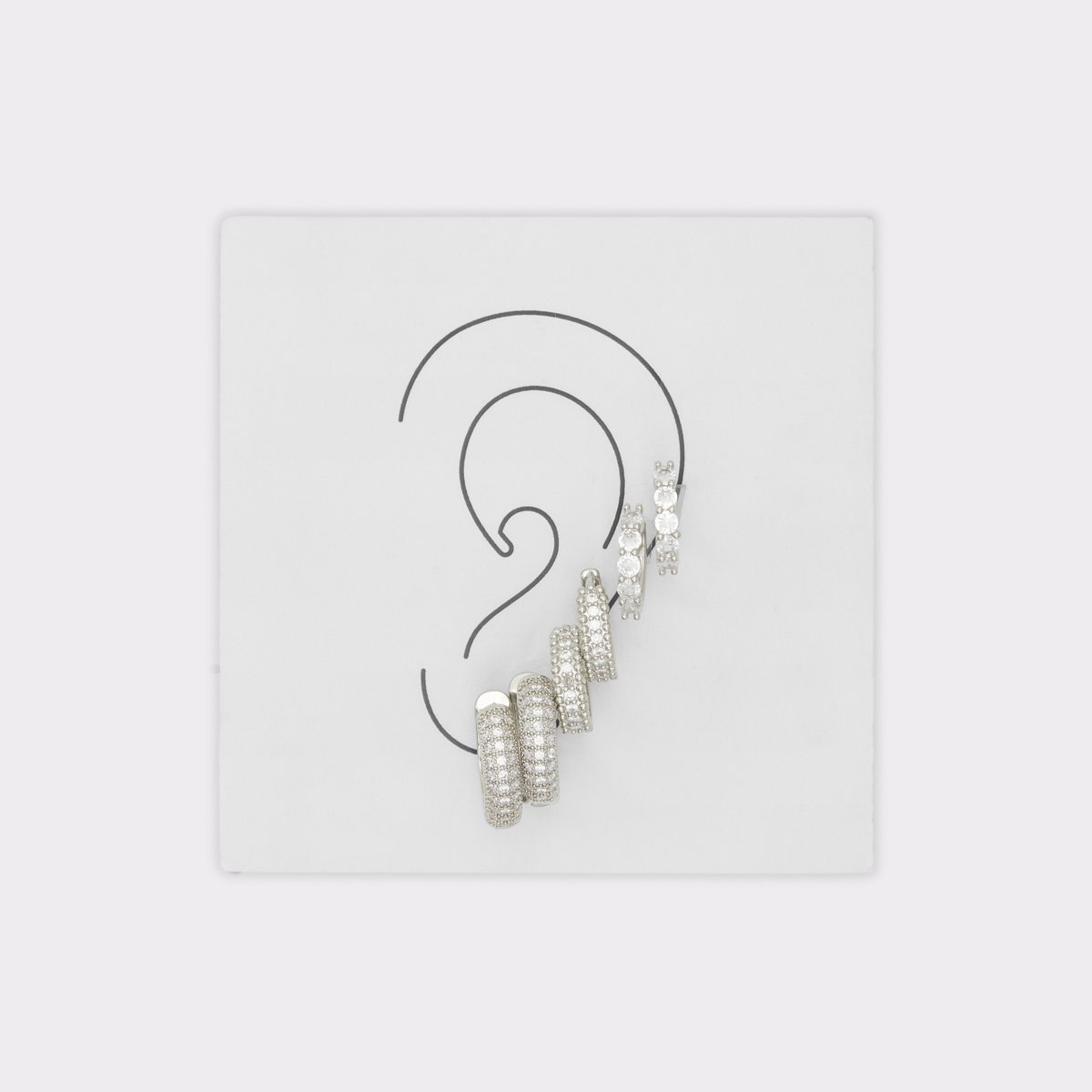 Babendra Silver/Clear Multi Women's Earrings | ALDO Canada