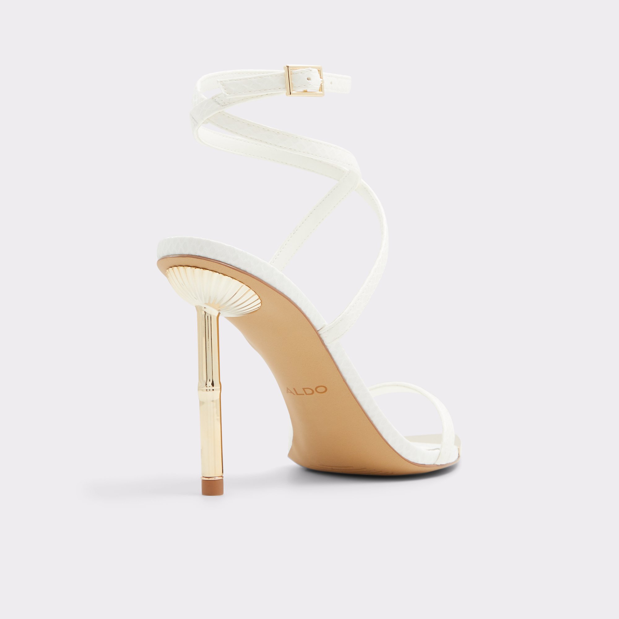 Bamby White Women's Heeled sandals | ALDO Canada