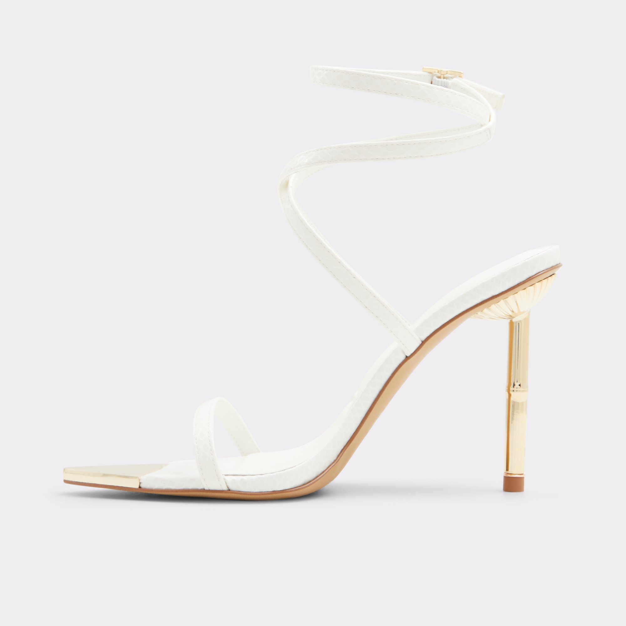 Bamby White Women's Heeled sandals | ALDO Canada