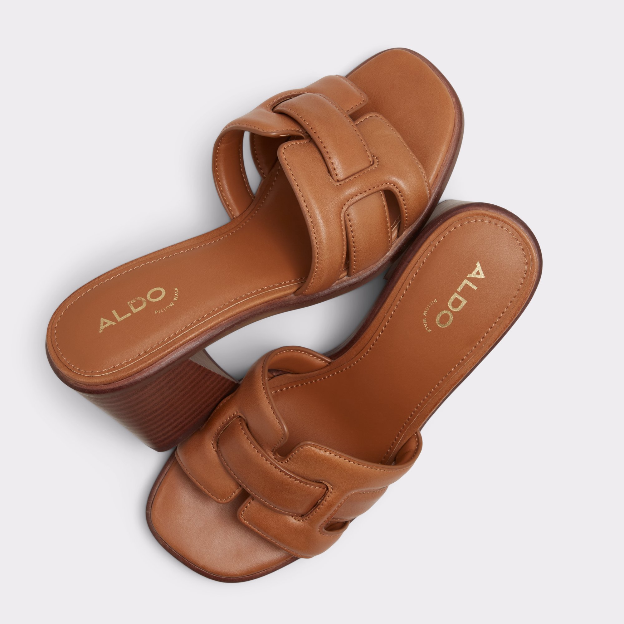 Banaladar Medium Brown Women's Heeled sandals | ALDO Canada