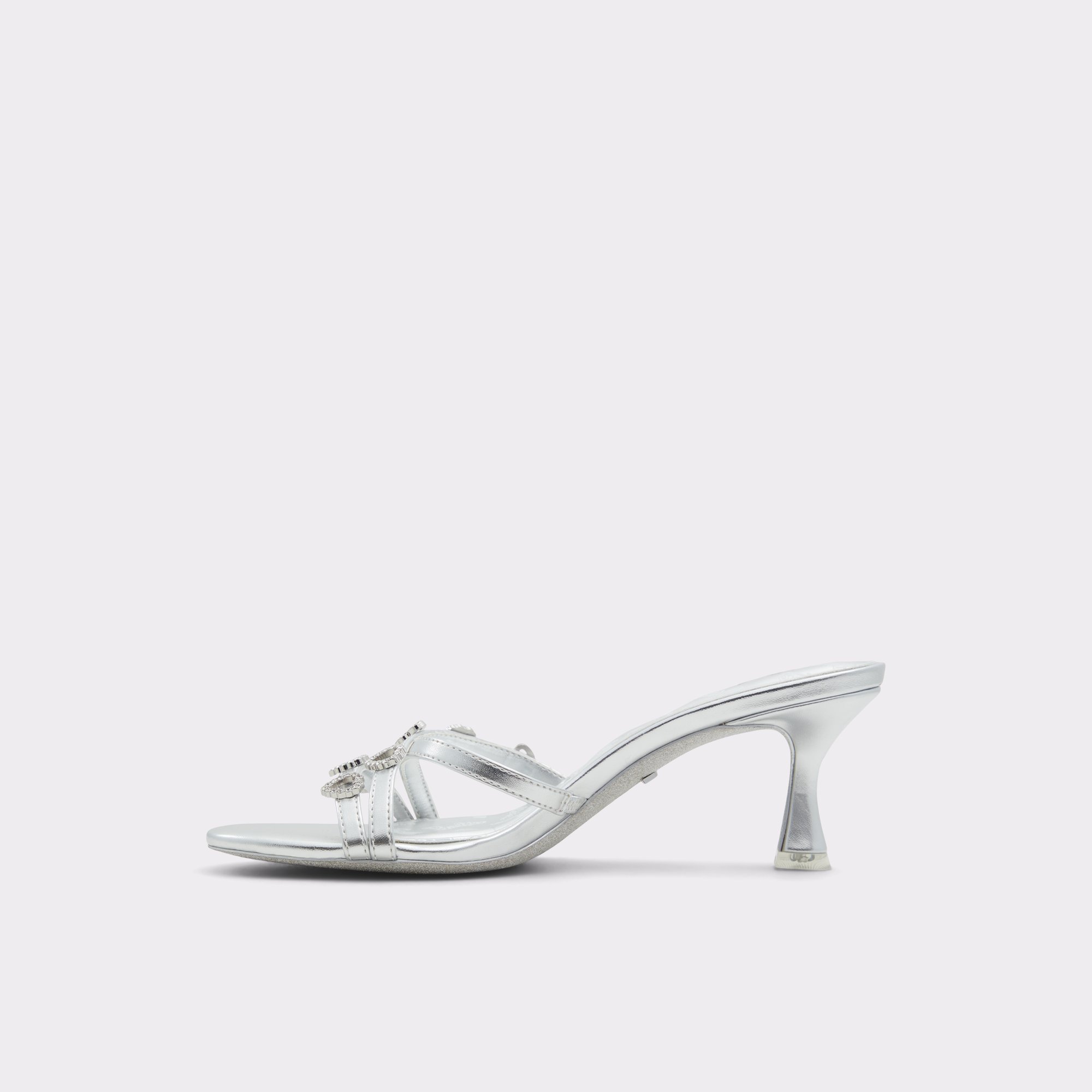 Barbiemule Silver Women's Heeled mules | ALDO Canada