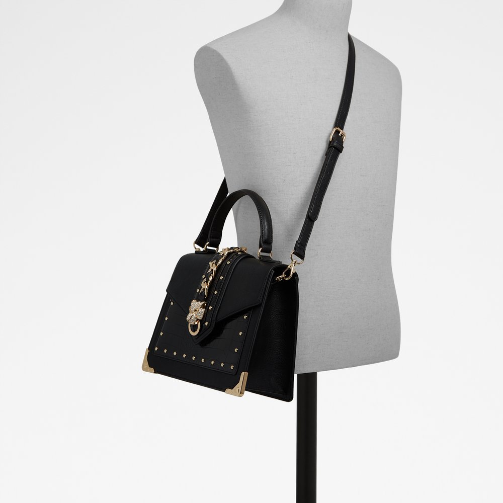 Baro Black Synthetic Smooth Women's Top Handle Bags | ALDO US