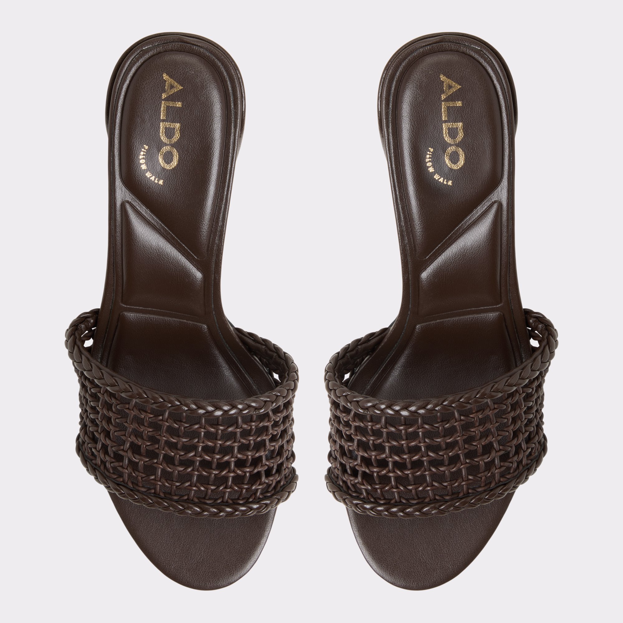 Beachdate Marron Foncé Femmes Talons blocs | ALDO Canada