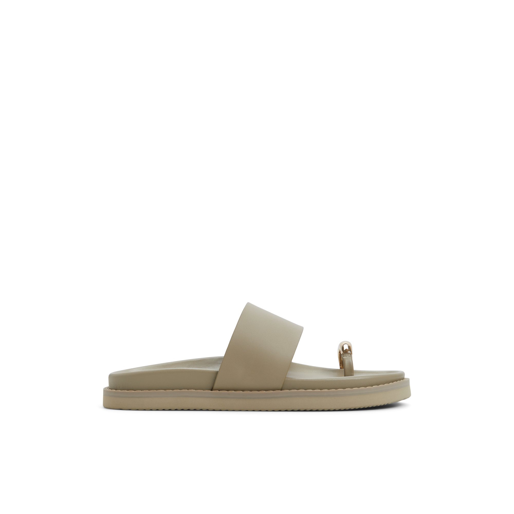 ALDO Beachstroll - Women's Footbed Sandal Sandals - Green, Size 7.5