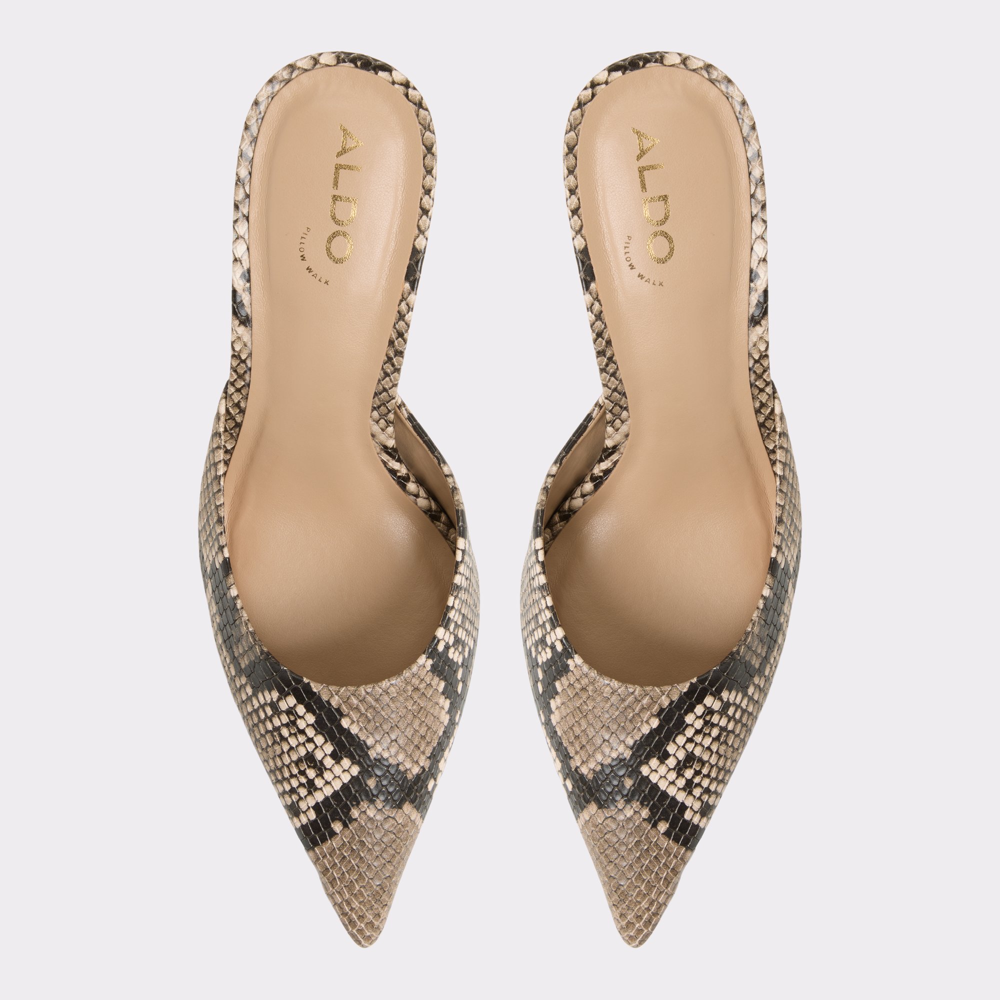 【ALDO】エレガント〇アニマル柄☆Beatrixy☆ヒール・ミュール Beatrixy Python Women's Heeled mules | ALDO US