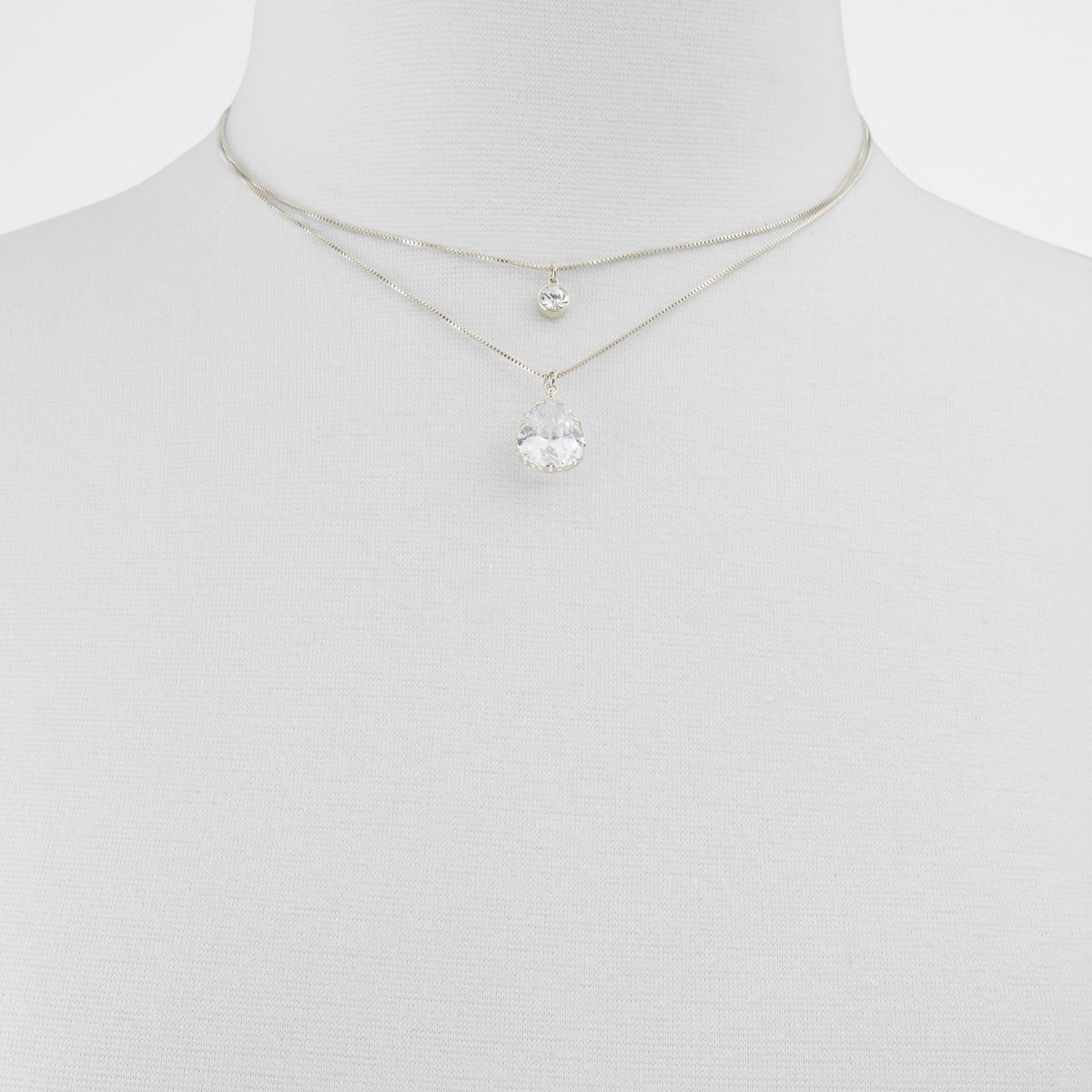 Beauceronee Silver/Clear Multi Women's Necklaces | ALDO Canada
