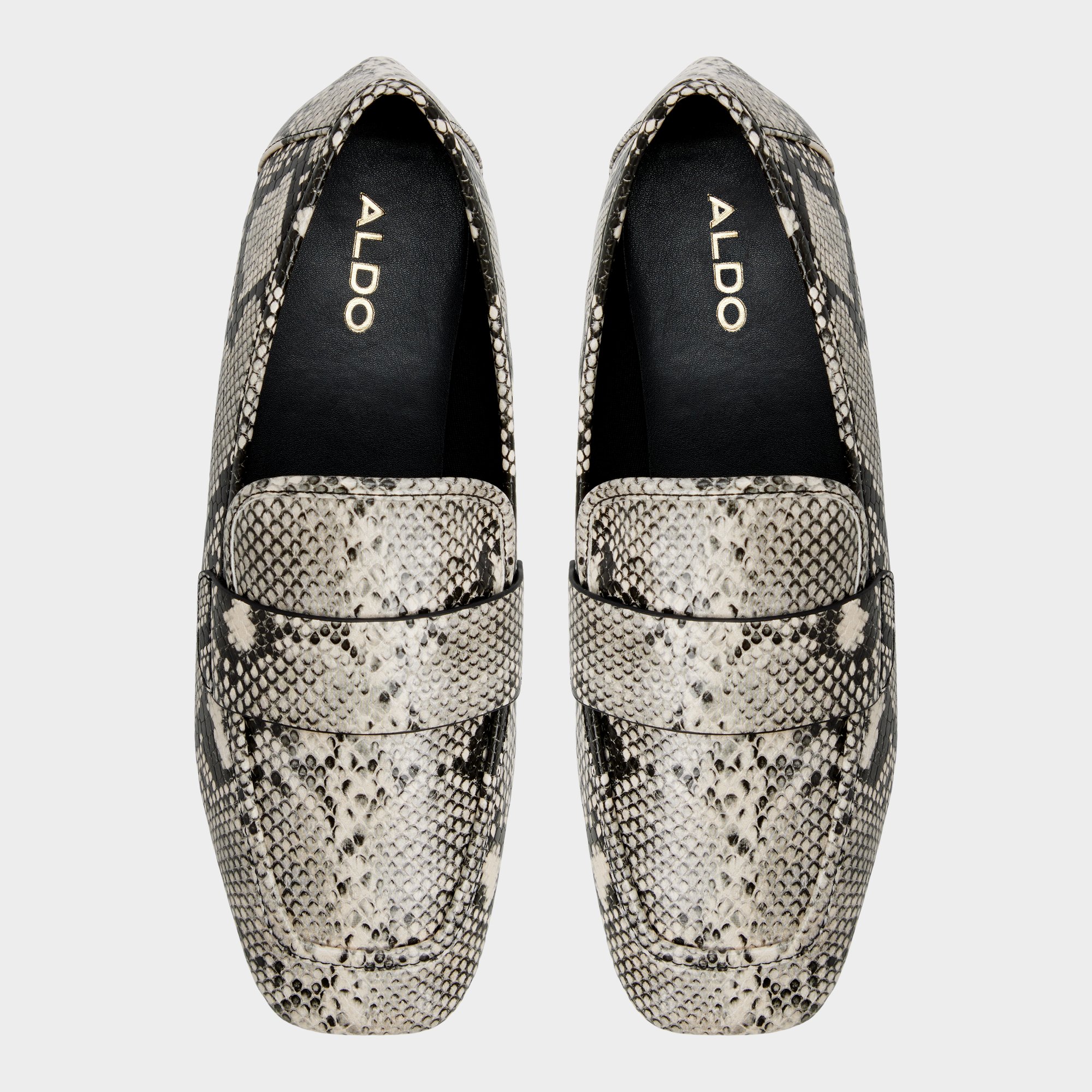 Bellamyy Noir/Blanc Femmes Mocassins et flâneurs | ALDO Canada