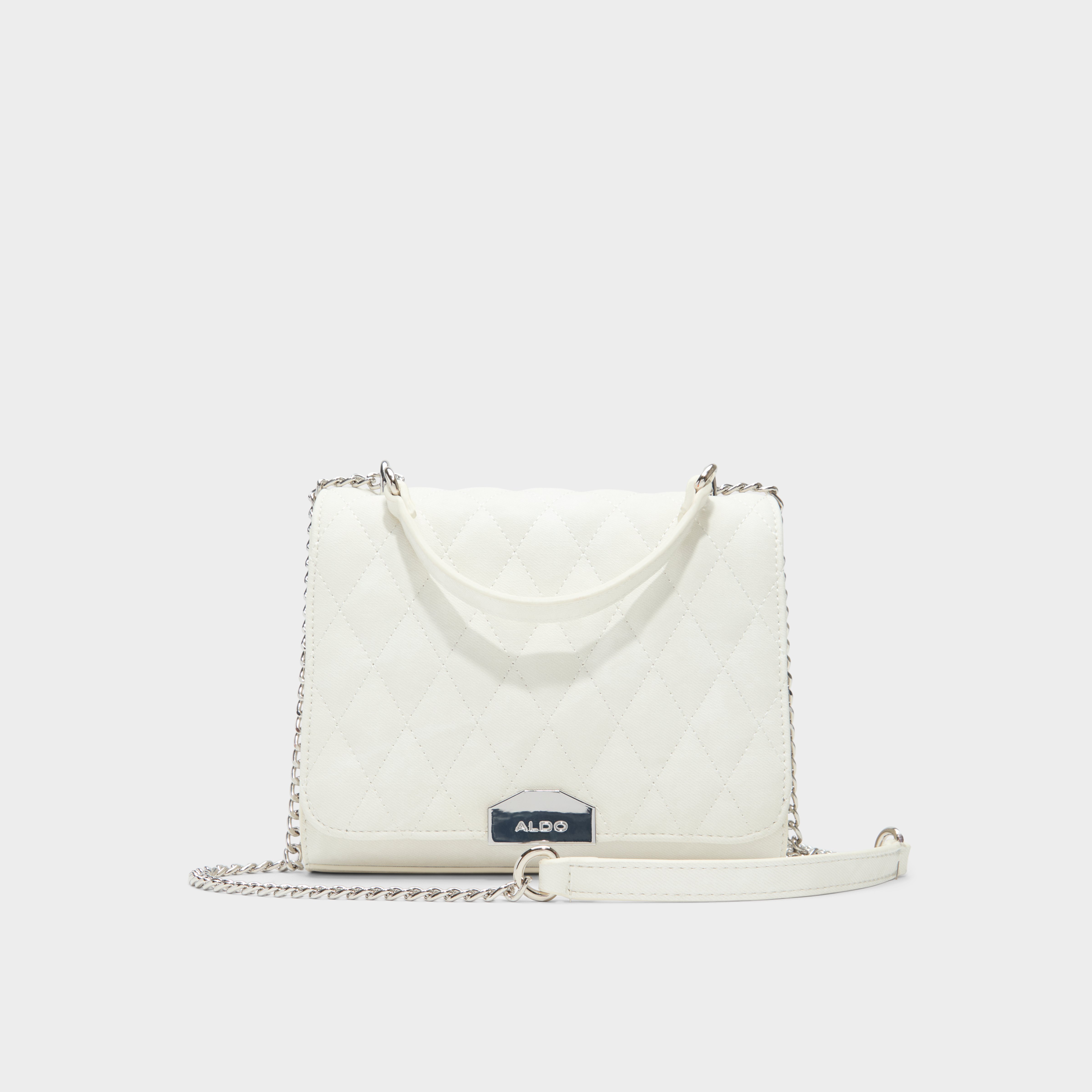 ALDO●マーブルラップフライ バケットバッグ white black 撥水加工 マザーズバッグボディバッグ｜ショルダーバッグ