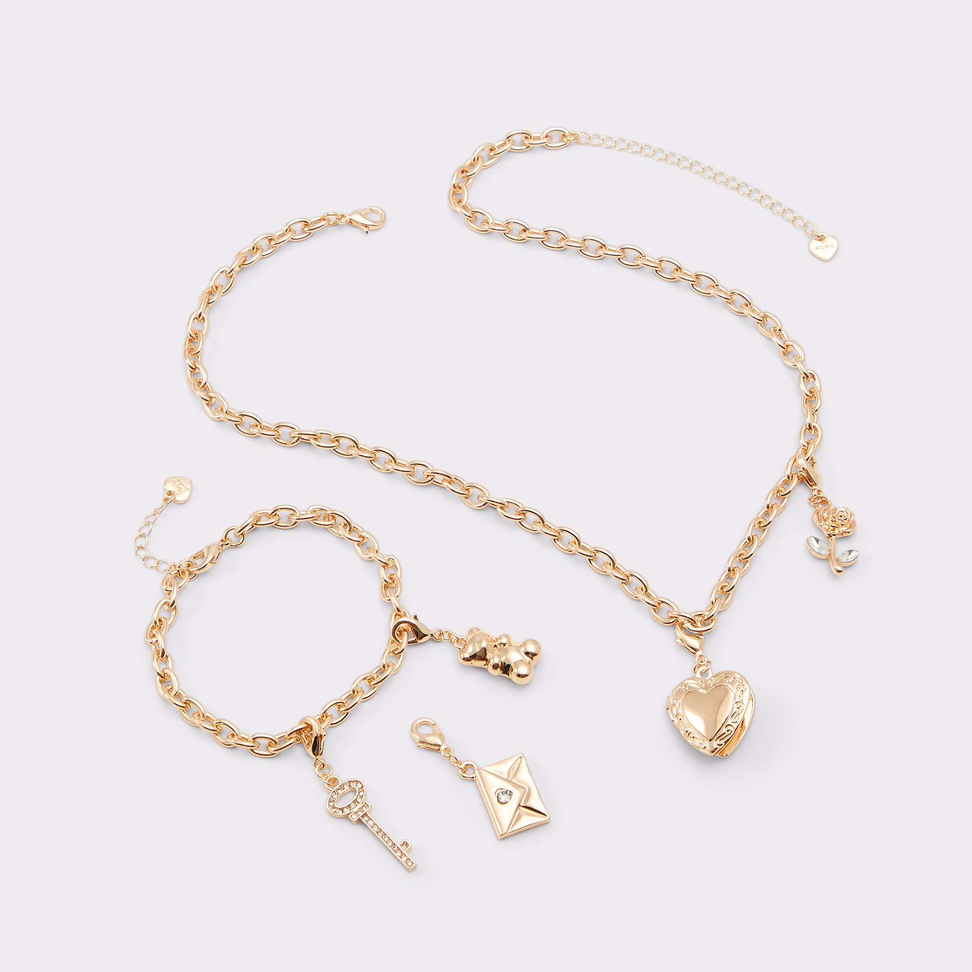【ALDO】バレンタイン☆Bemyvalentine☆アクセサリーセット Bemyvalentine Gold/Clear Multi Women's Specialty | ALDO US