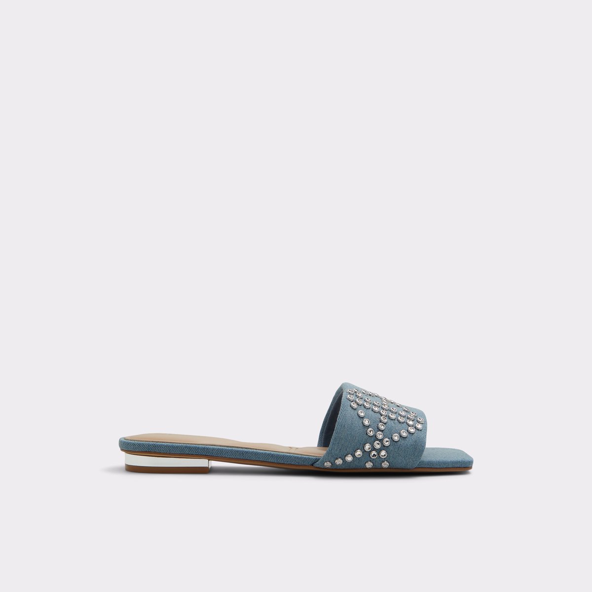 Bentariel Medium Blue Women's Flat Sandals | ALDO US