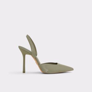 Orders green slingbacks