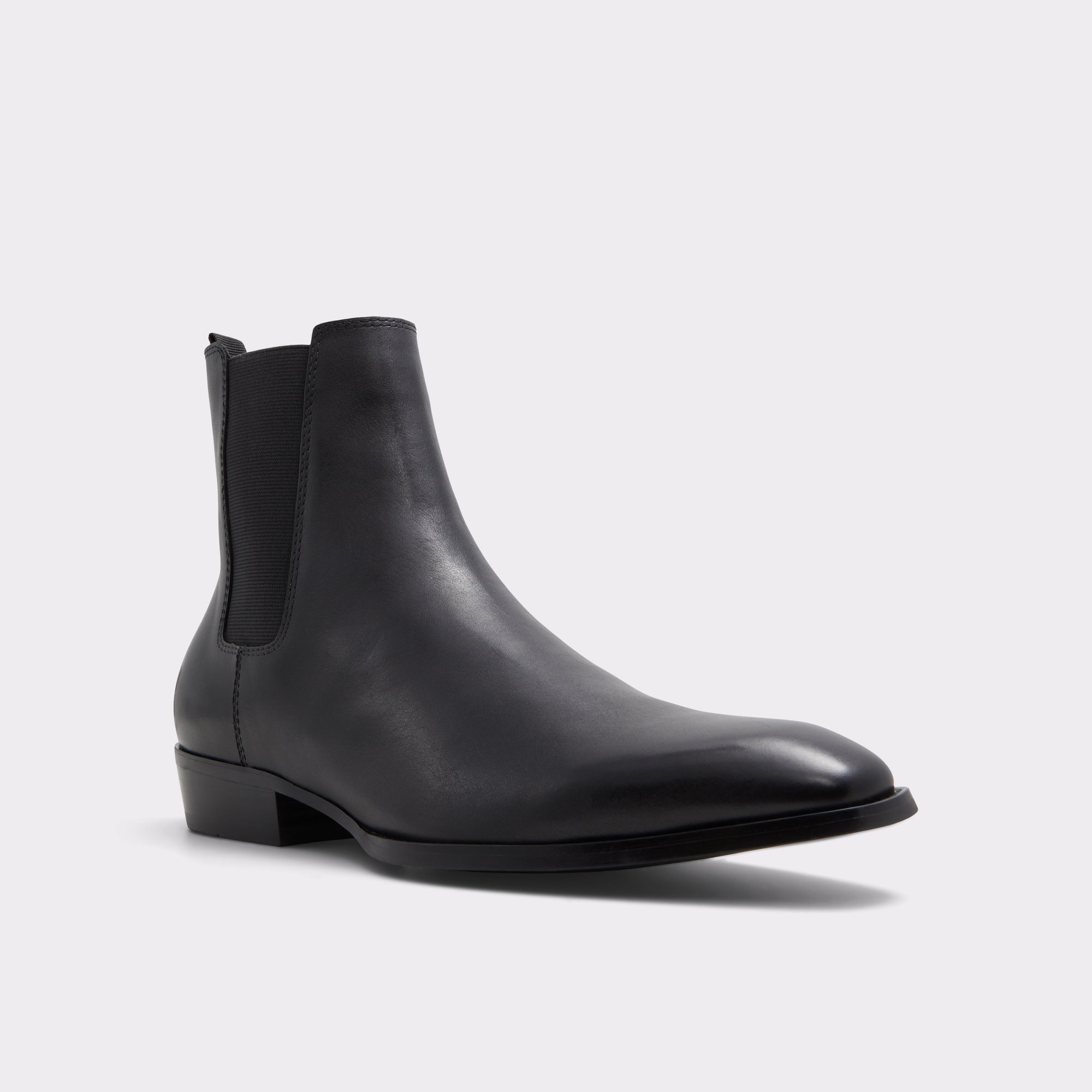 Bert Black Leather Smooth Men's Chelsea Boots | ALDO Canada