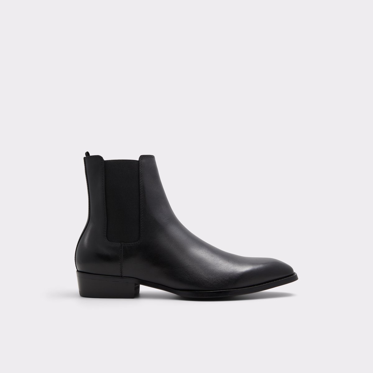 Bert Black Leather Smooth Men's Chelsea Boots | ALDO Canada