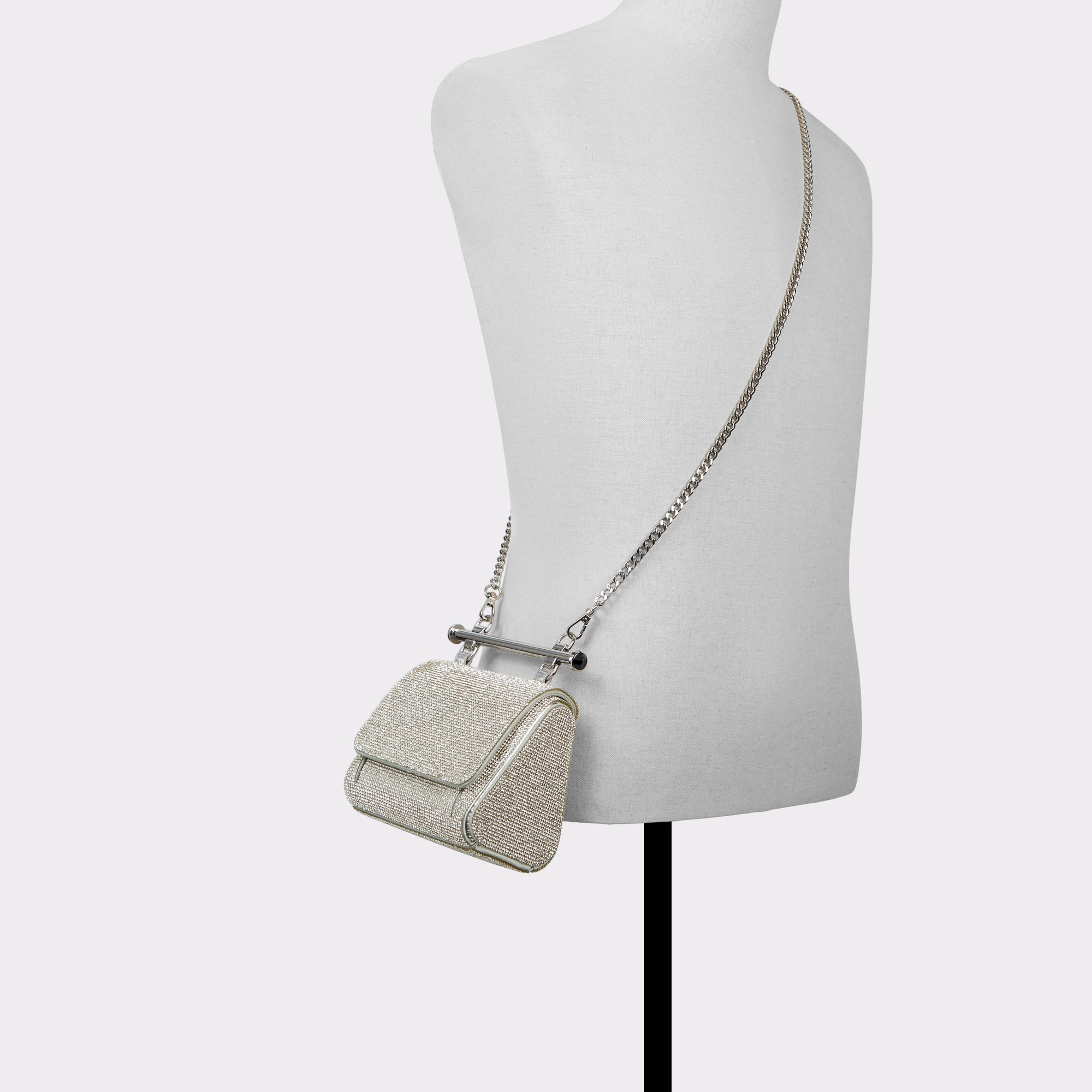 Aldo◆きらめくクラッチ クロスバック Silver Blingchic Silver Women's Clutches & Evening bags | ALDO US