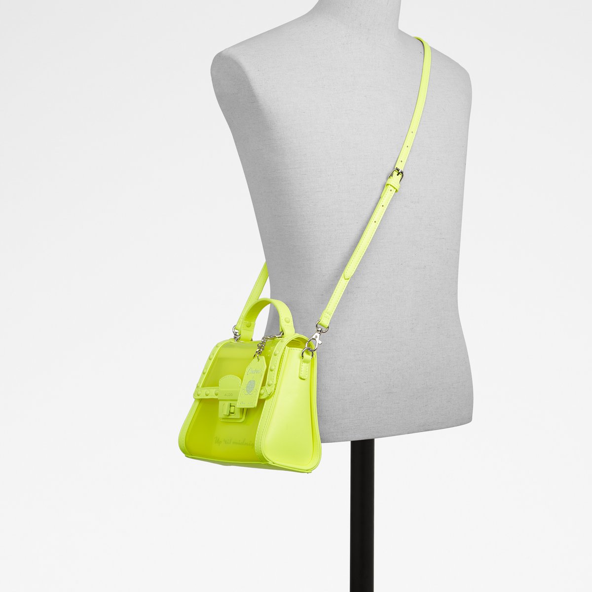 neon purse aldo