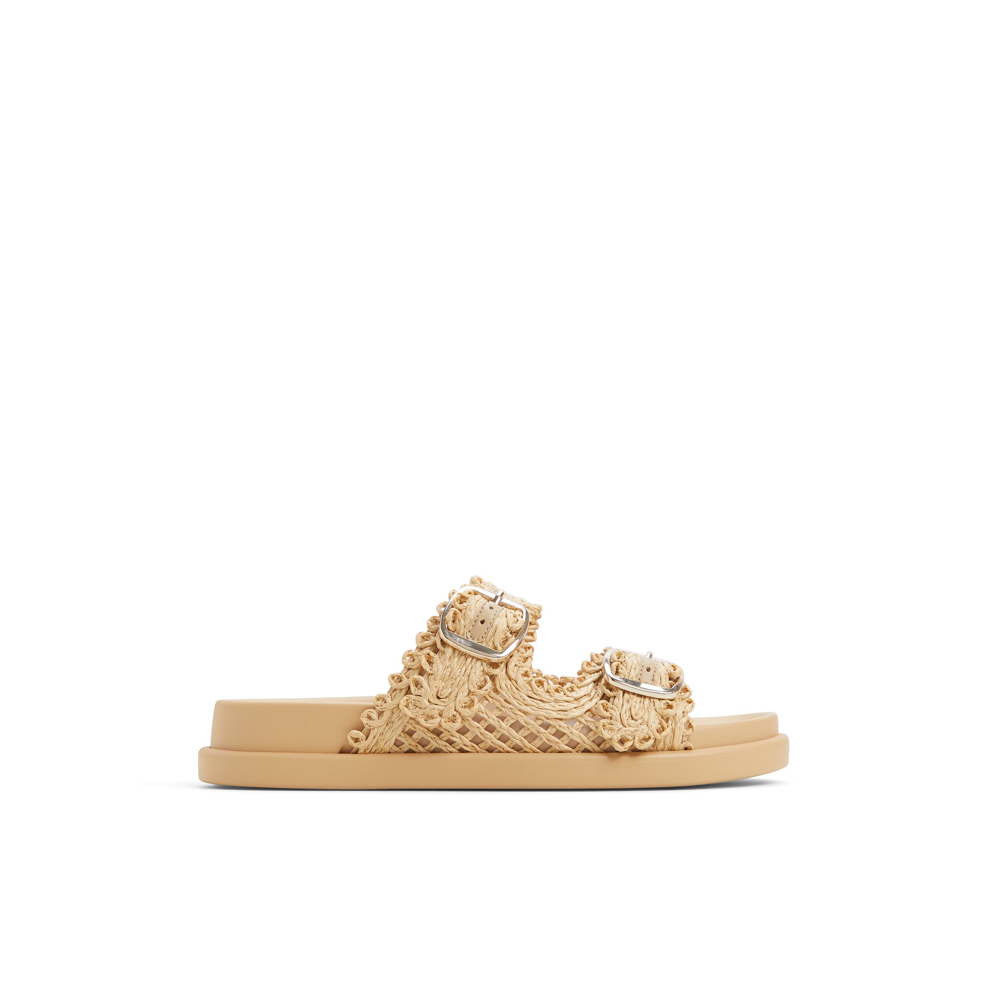 ALDO Bohochic - Women's Footbed Sandal Sandals - Beige, Size 7.5