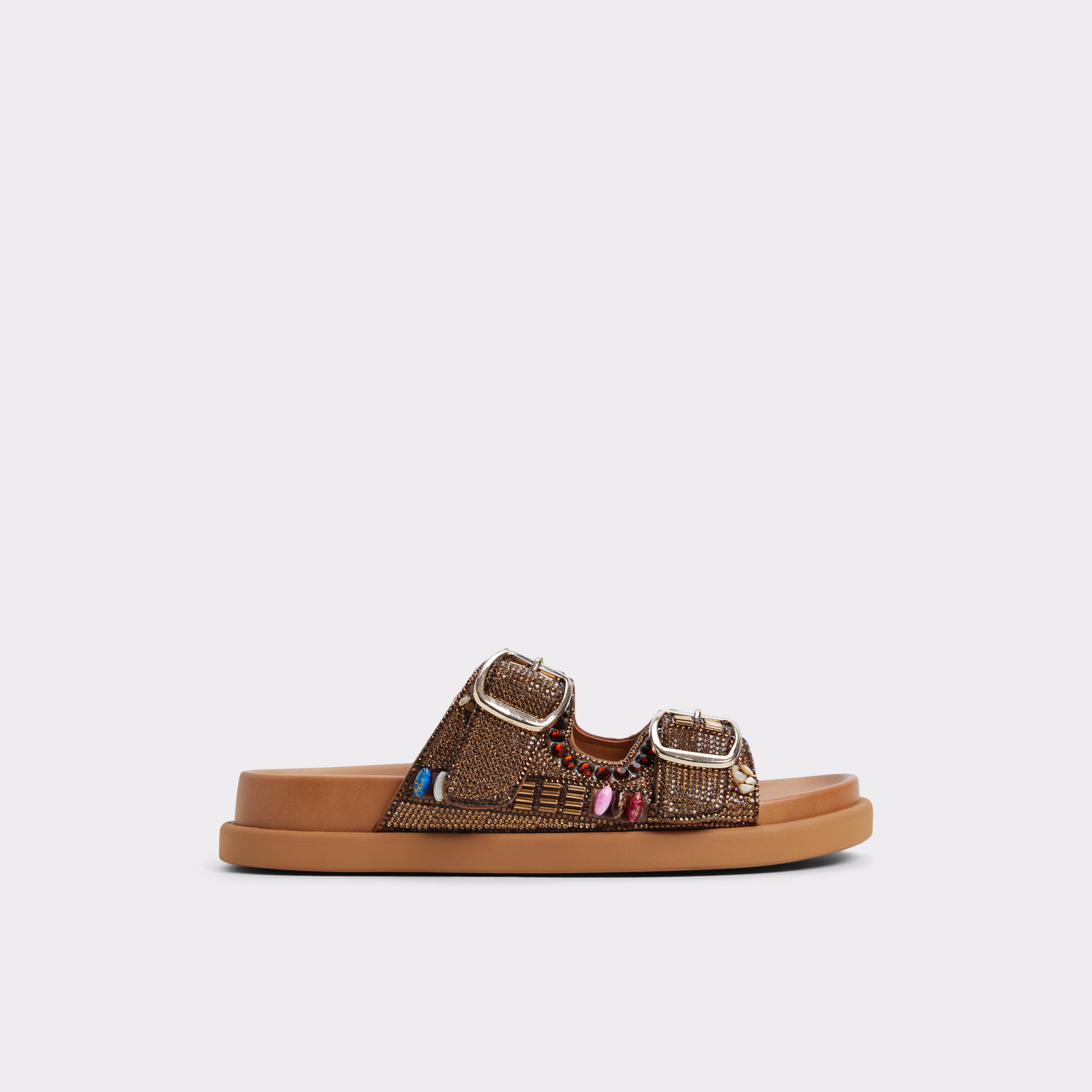 Bohochic Open Brown Women's Footbed sandals | ALDO US