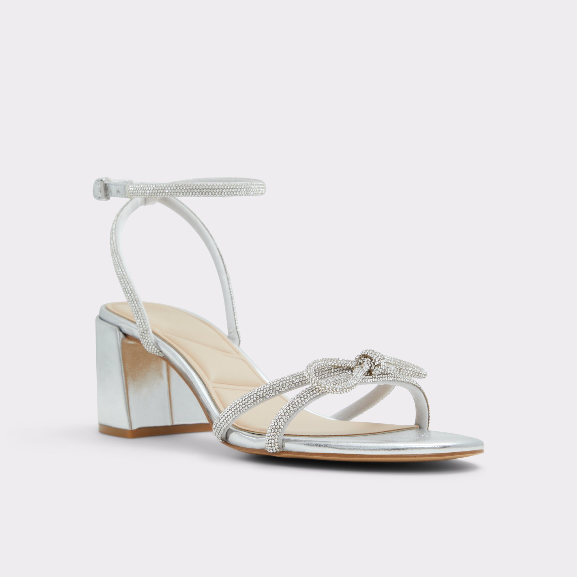 Bouclette Silver Women's Strappy sandals | ALDO Canada