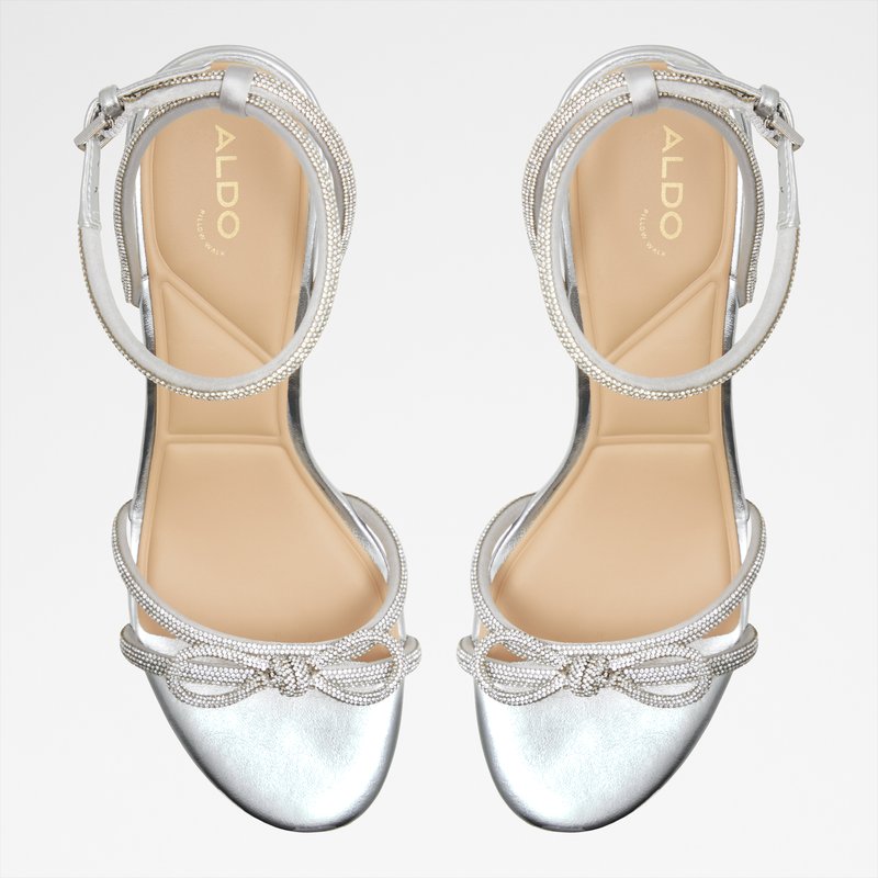 bouclette sandalia de mujer-plateado_5silver