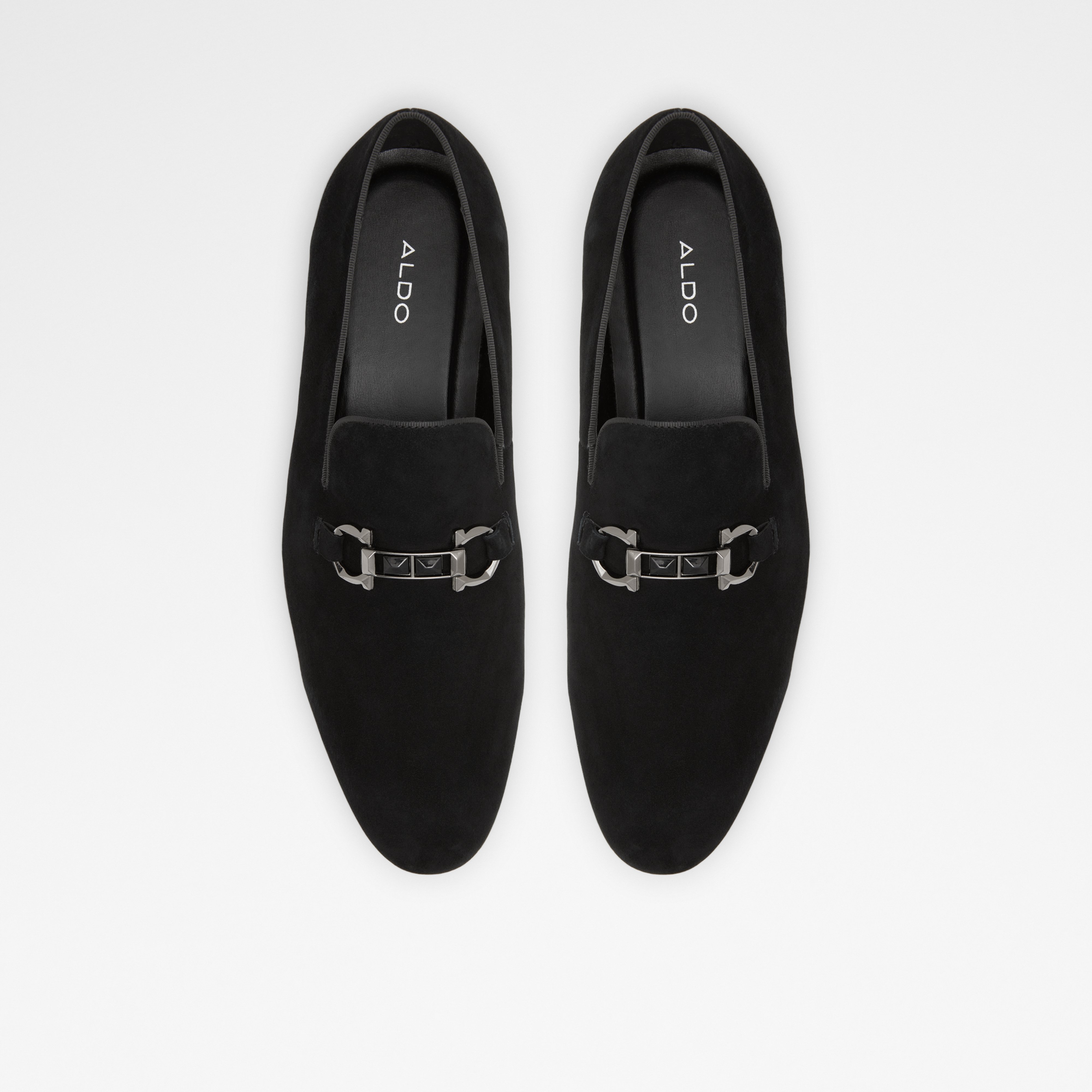 Bowtie Black Synthetic Suede Men's Dress Shoes | ALDO US