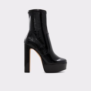 알도 ALDO Brejar Black Synthetic Patent Womens Dress boots
