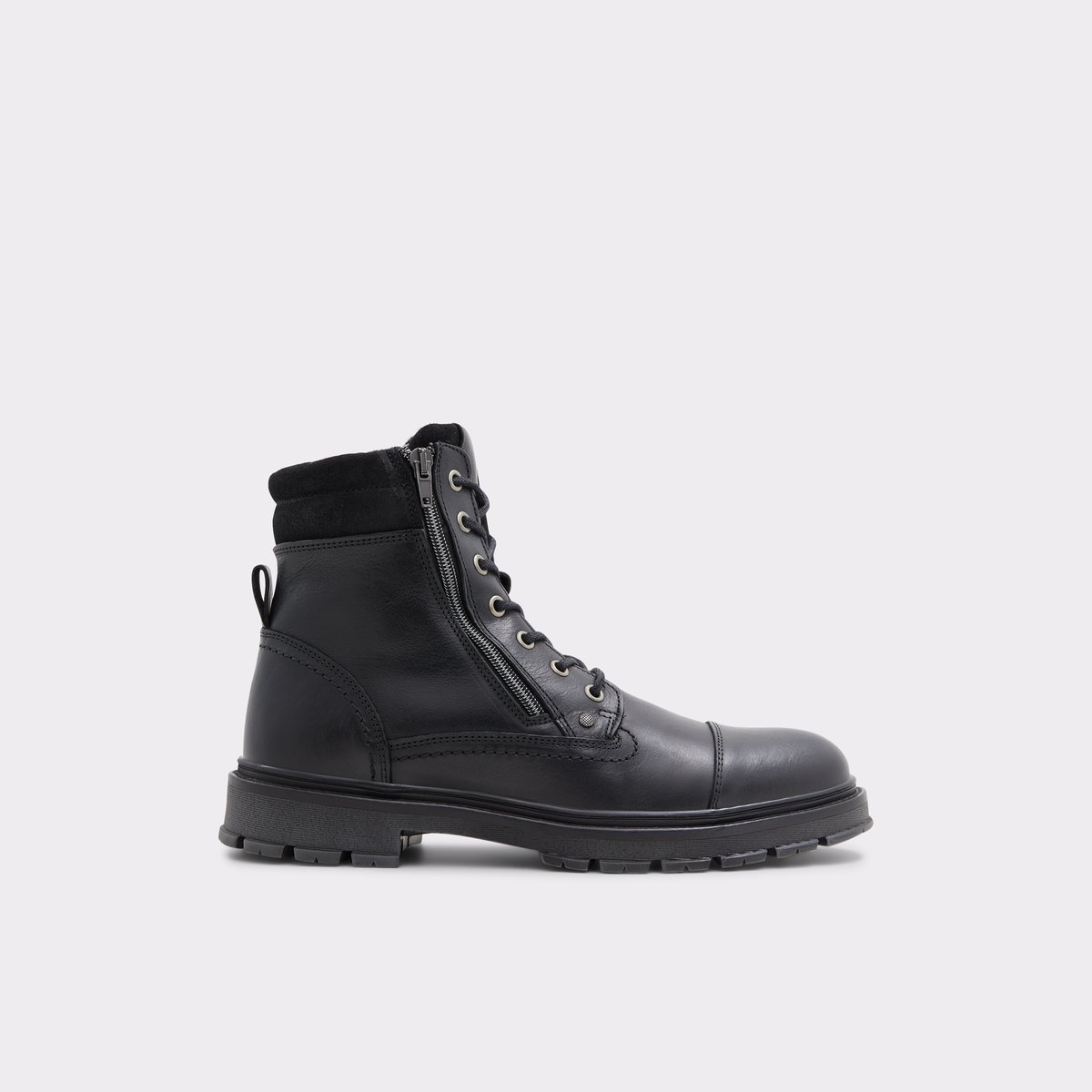 Caleseth Black Leather Smooth Men's Lace-up boots | ALDO US