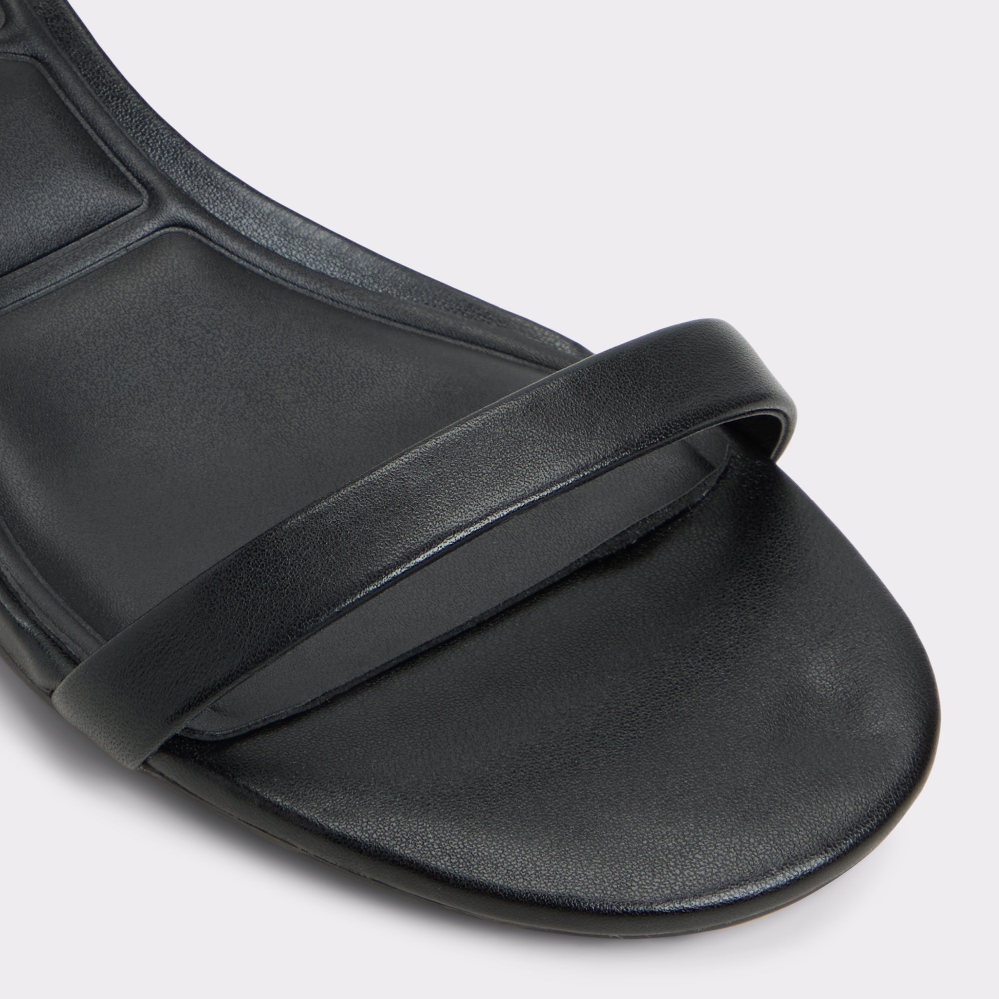 【ALDO】レザー☆Calliope☆ブロックヒール・アンクルストラップ ブロックヒール アンクルストラップドルセイパンプス - ブラック