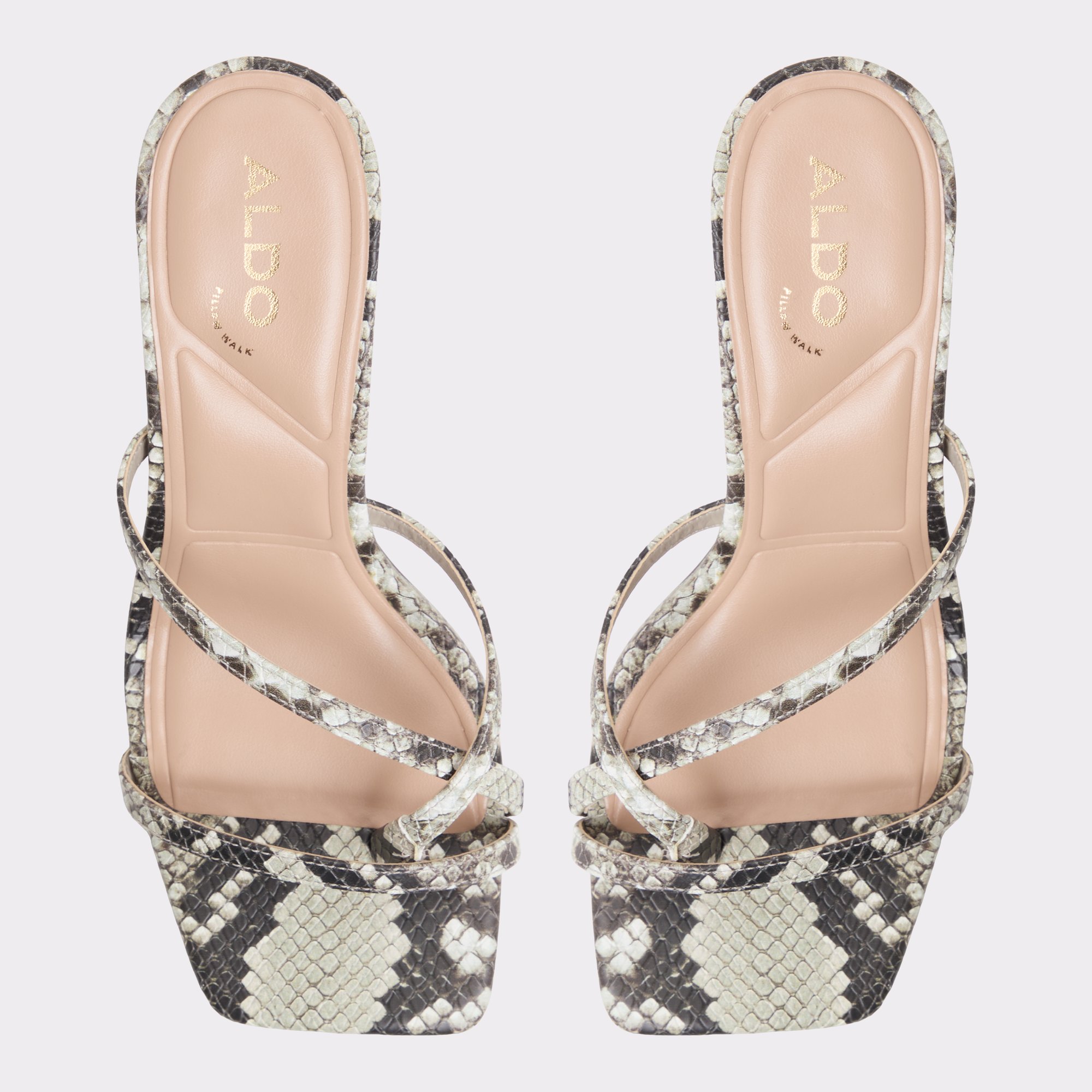 ★ALDO ★足元美人★Calypsa ミュールサンダル★ Calypsa White/Black Women's Animal Prints | ALDO US
