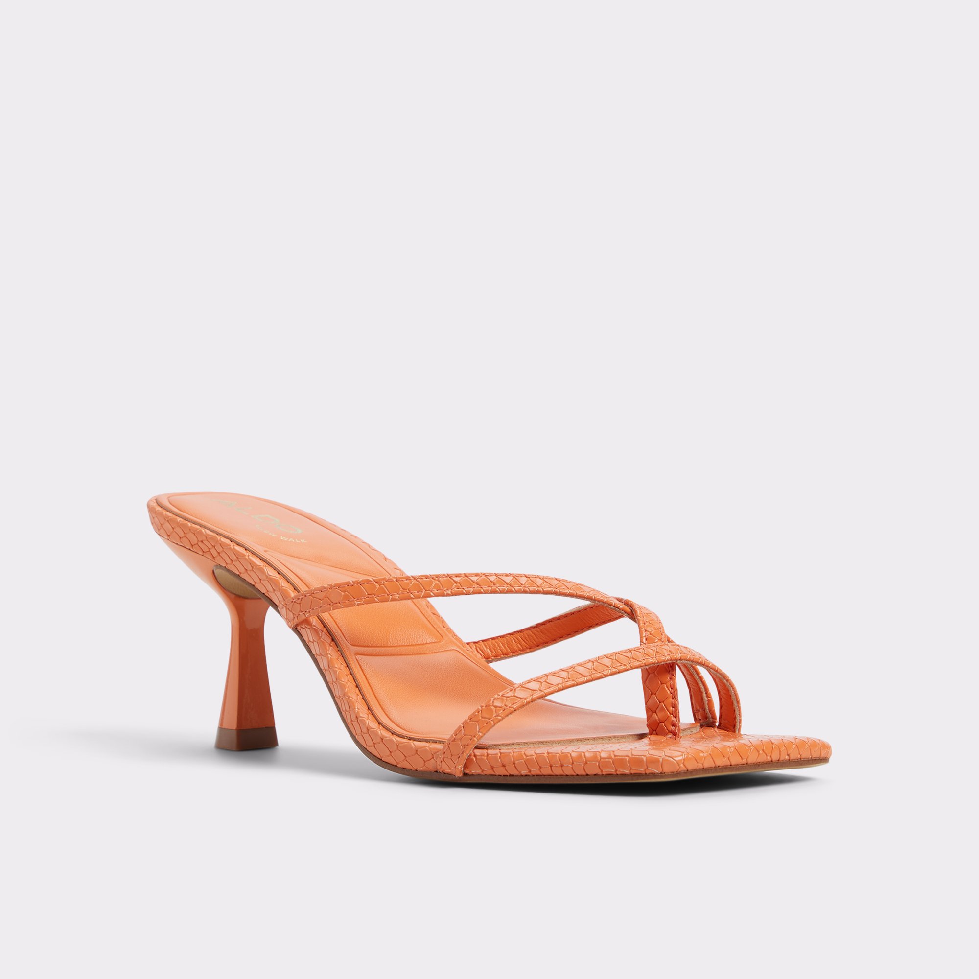 Calypsa Orange Moyen Femmes Mules a talons | ALDO Canada