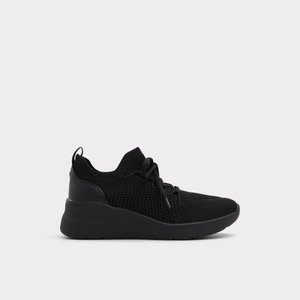 Nike black wedge sneakers best sale