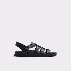 알도 ALDO Canal Black Mens Sandals & Slides