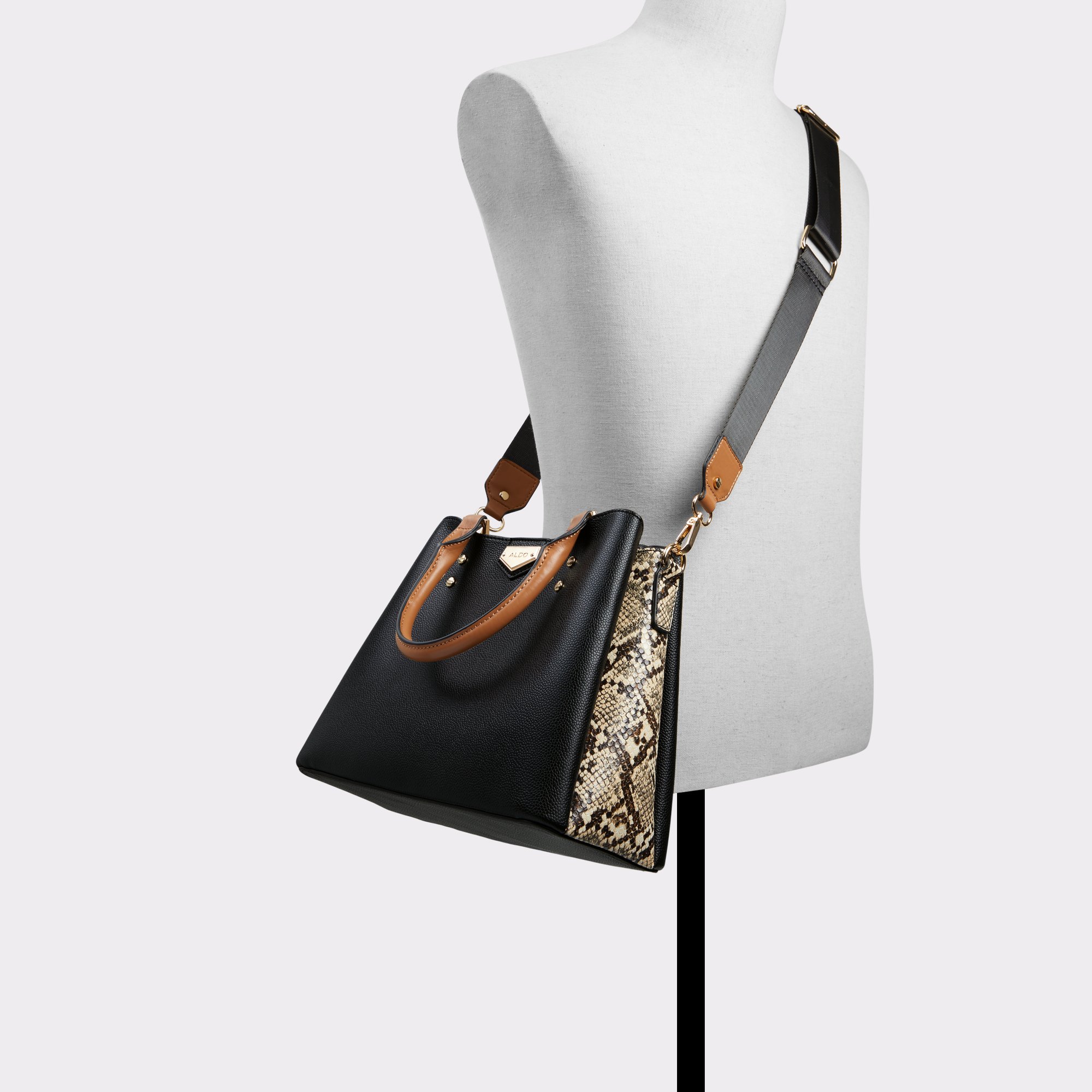 Caraever Black Combo Women's Tote & Satchel bags | ALDO Canada