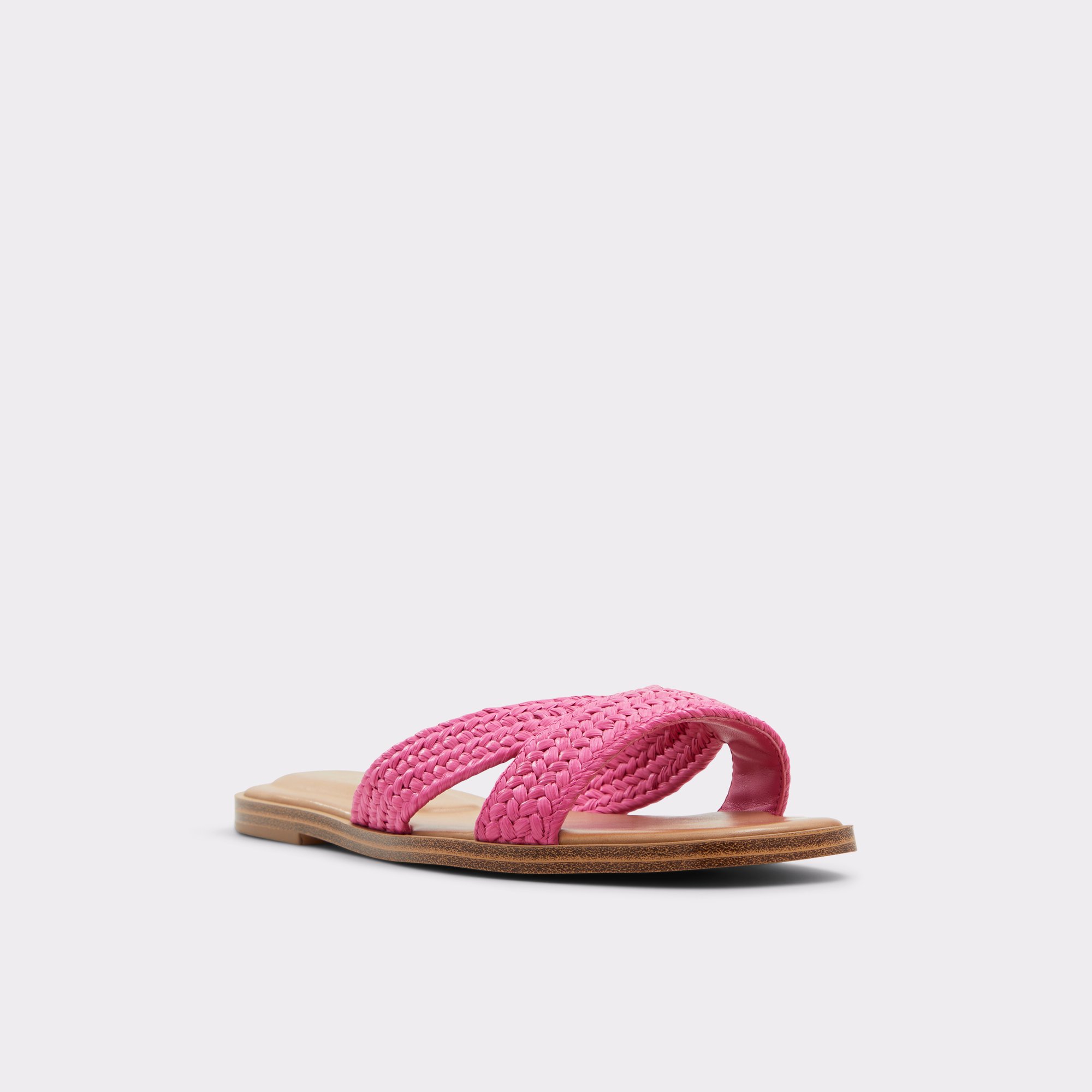 Caria Bright Pink Women's Flat Sandals | ALDO US