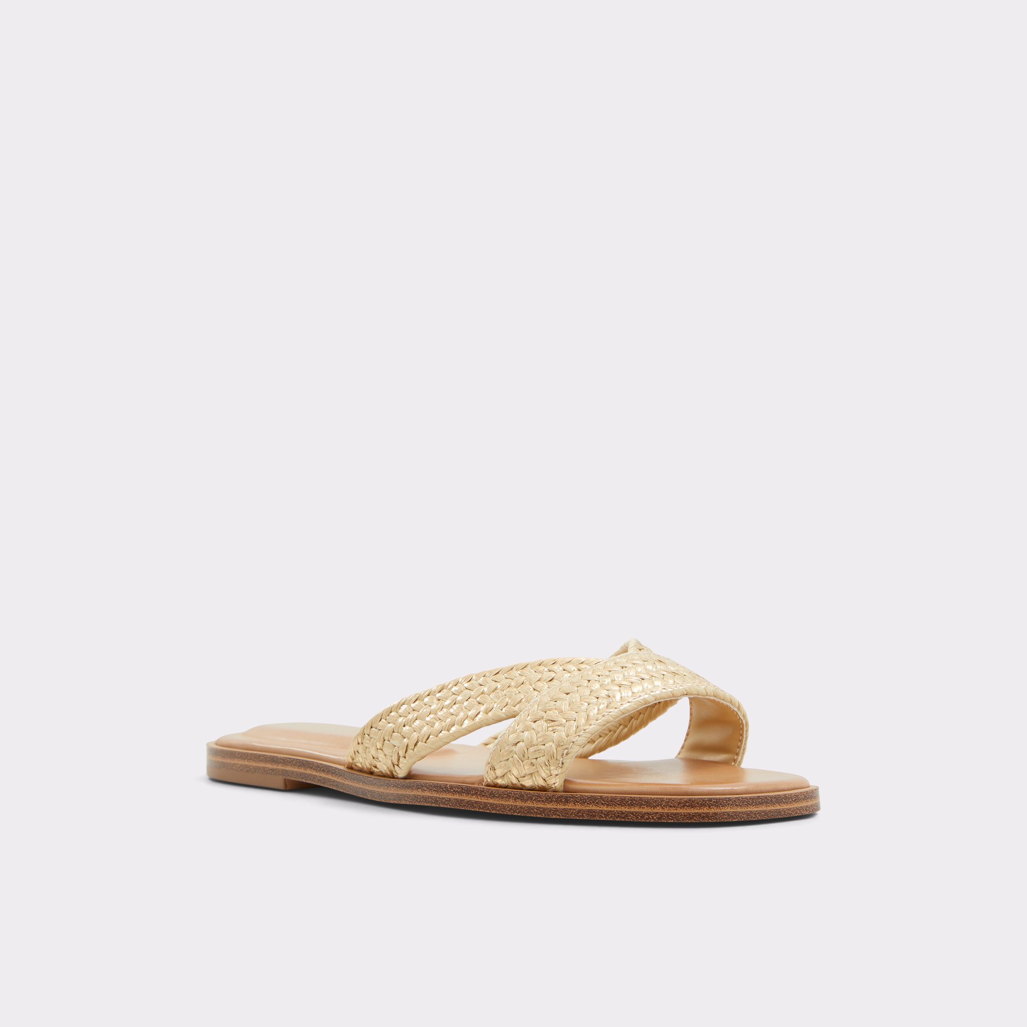 Caria Gold Women's Flat Sandals | ALDO Canada