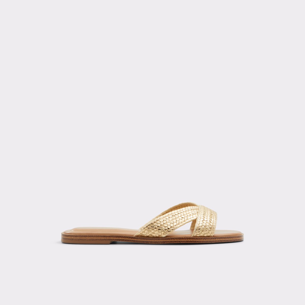 Caria Gold Women's Flat Sandals | ALDO US