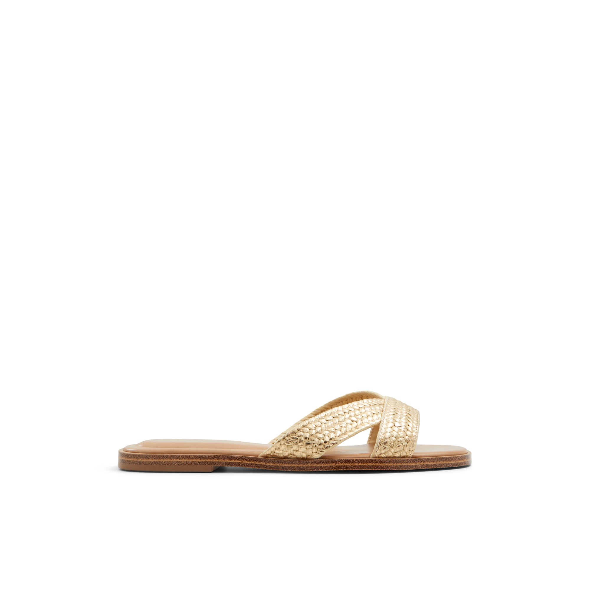 ALDO Caria - Women's Flat Sandals - Gold