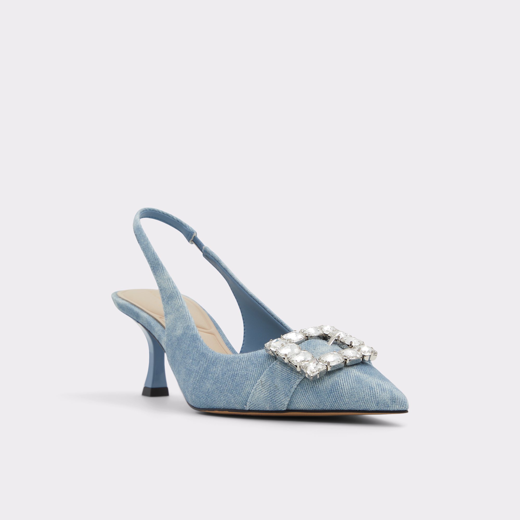 Carlita Medium Blue Women's Kitten heels | ALDO Canada