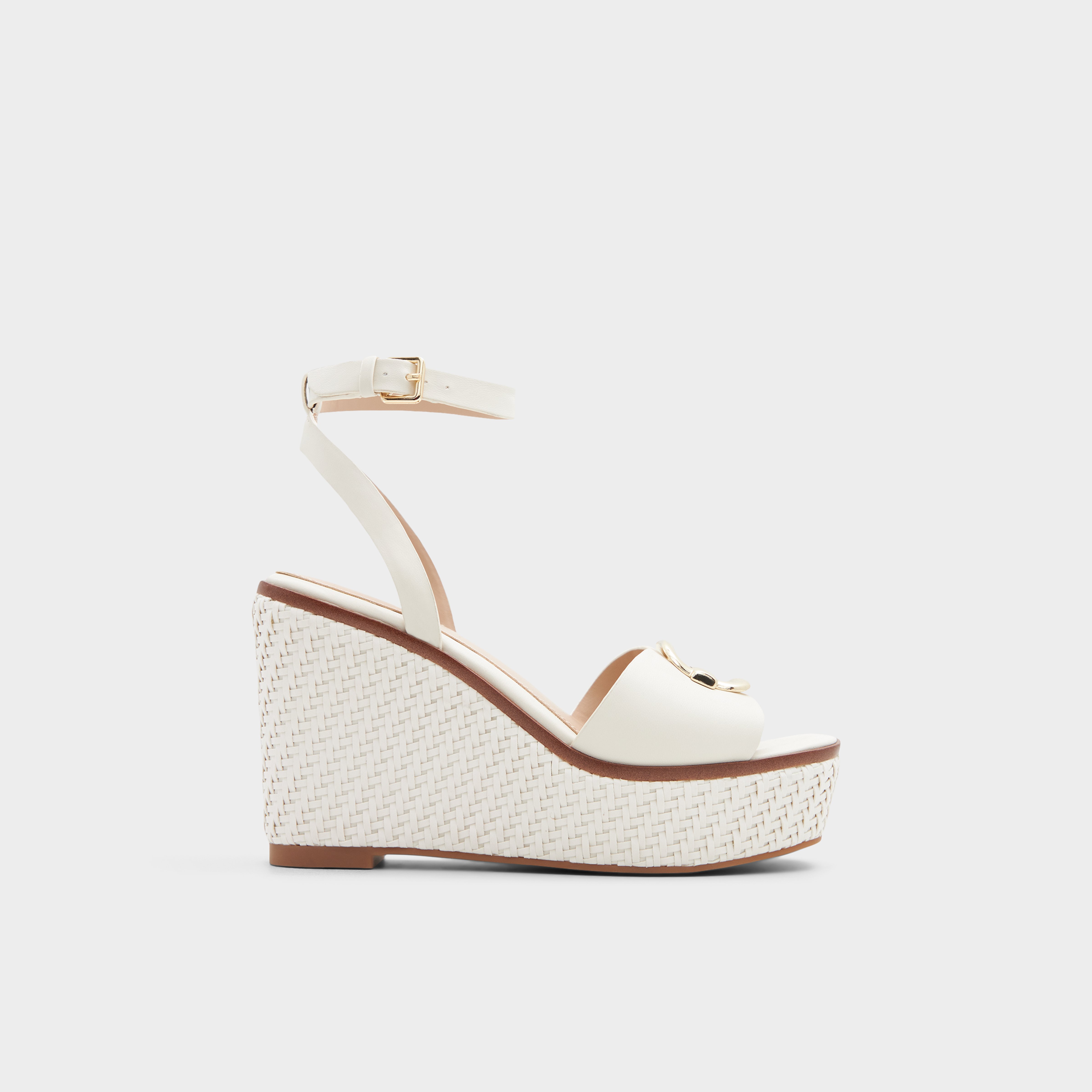 【ALDO】 ★ フラット スライド サンダル ★ CARIA ★ WHITE Carranaria White Women's Final Sale For Women | ALDO US