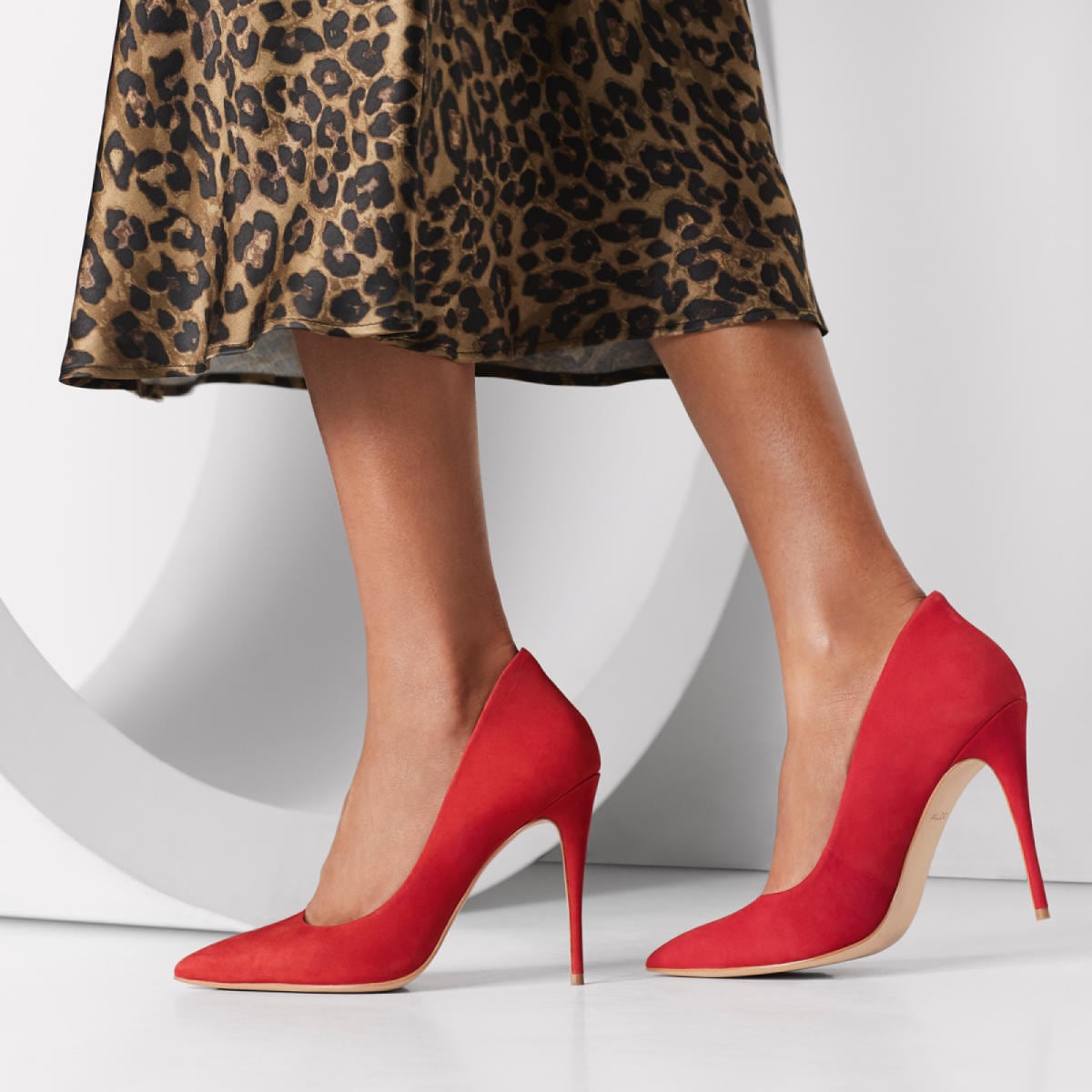 aldo red heels