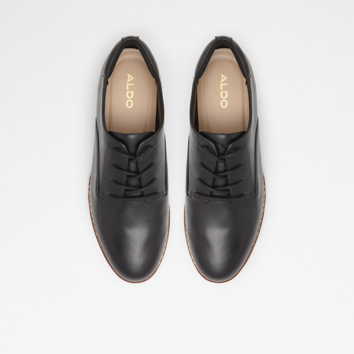Black Alexisse Womens Oxford Flats Size 8.5 ALDO Women Shoes Flat Shoes Formal Shoes 