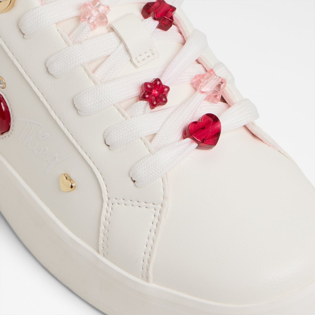 可愛いオーナメント付★ALDO★ Cherrylove ロートップスニーカー Cherrylove White Women's Low top sneakers | ALDO US
